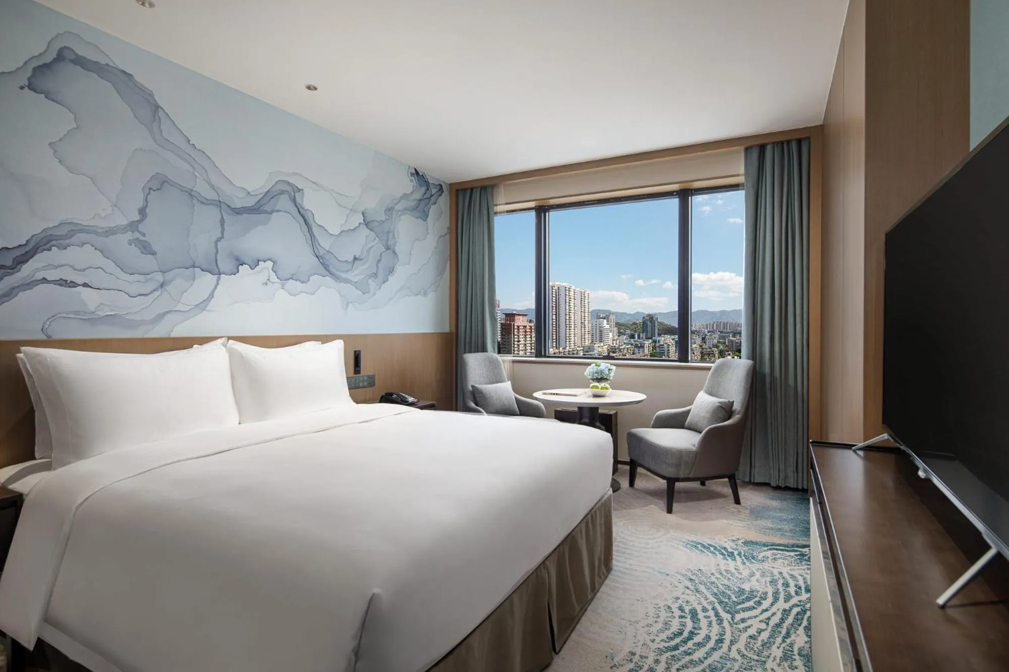 Bed in Foreign Trade Centre C&D Hotel,Fuzhou