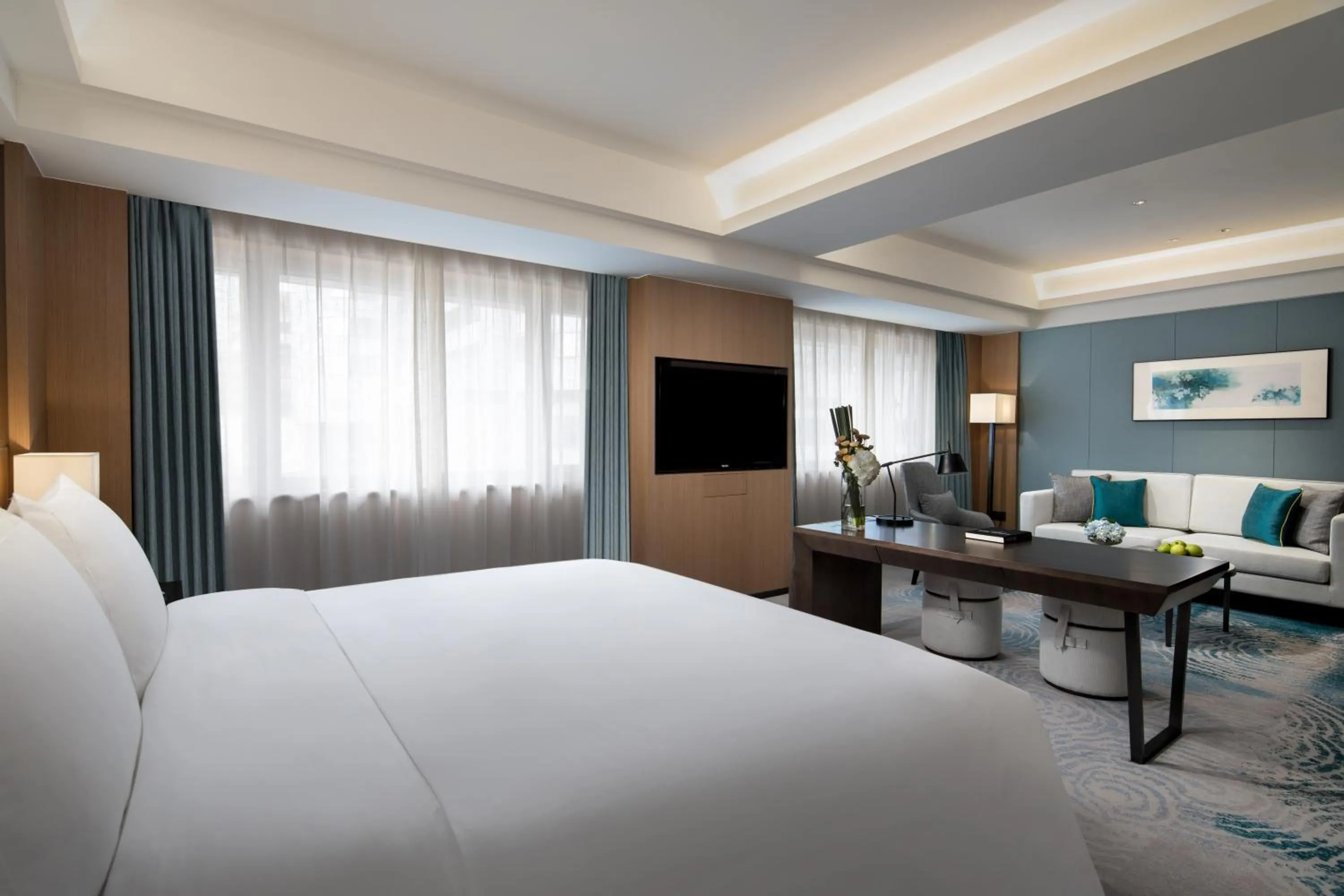 Photo of the whole room, Bed in Foreign Trade Centre C&D Hotel,Fuzhou