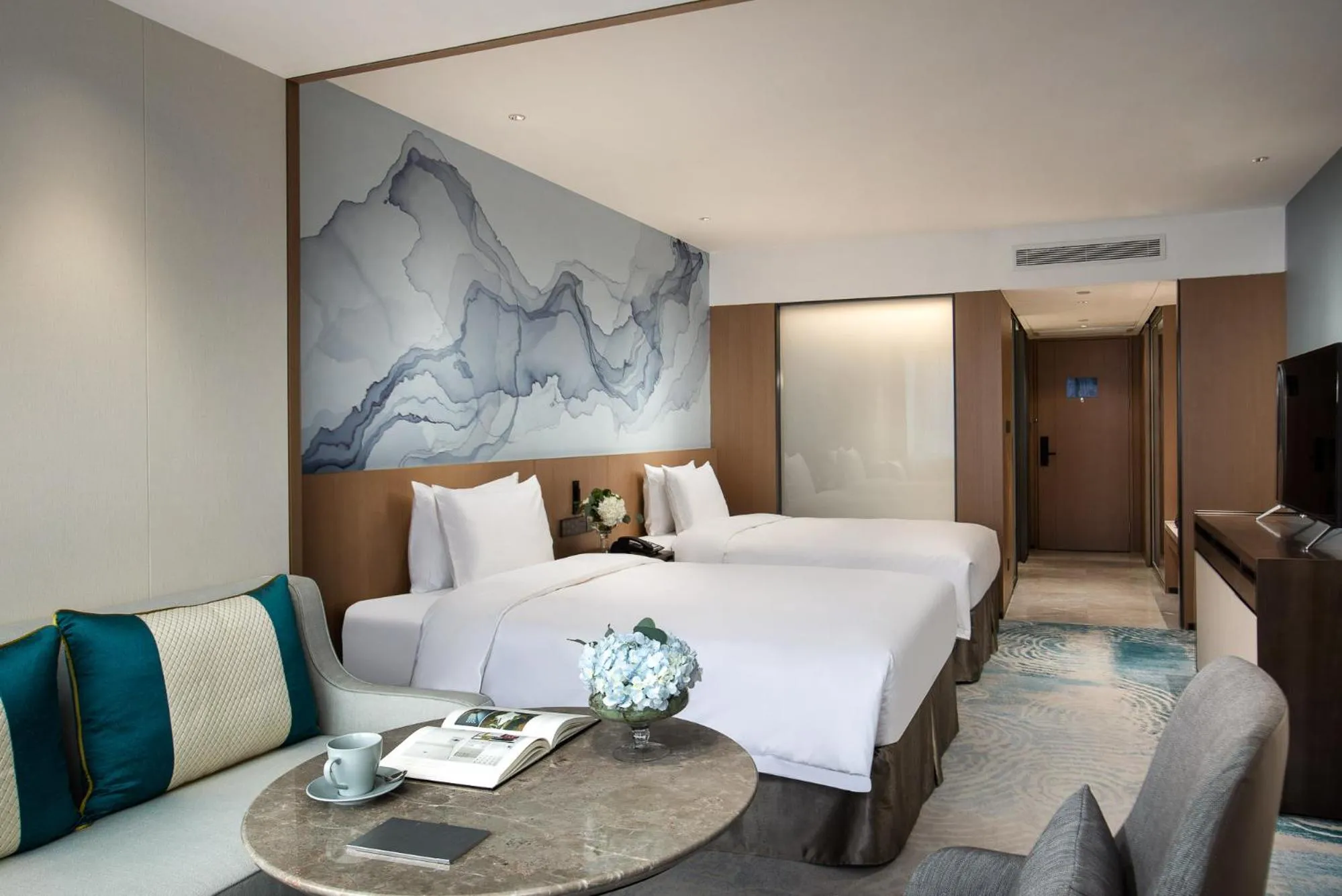 Bed in Foreign Trade Centre C&D Hotel,Fuzhou