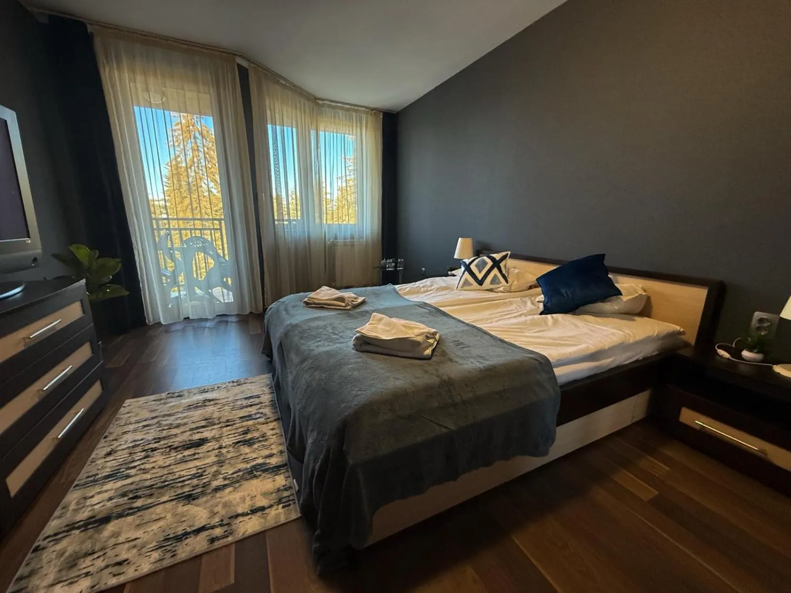 Bed in Hotel Iceberg Borovets