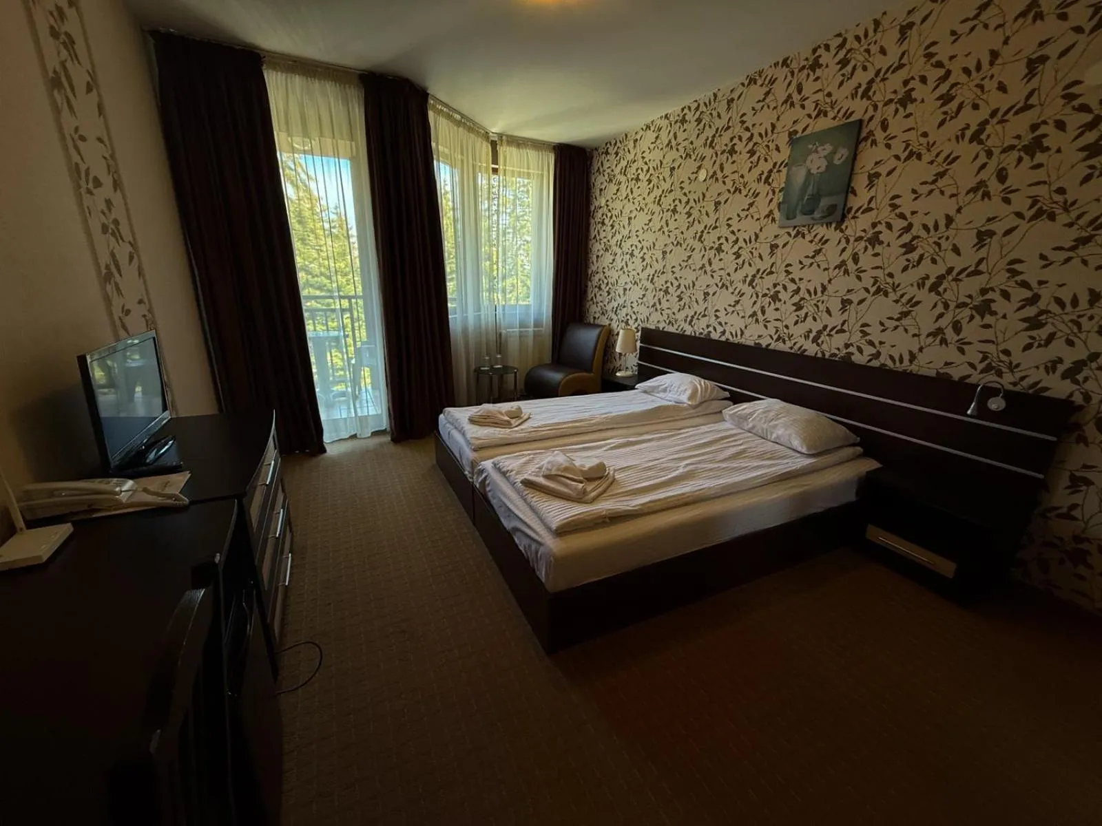 Bed in Hotel Iceberg Borovets