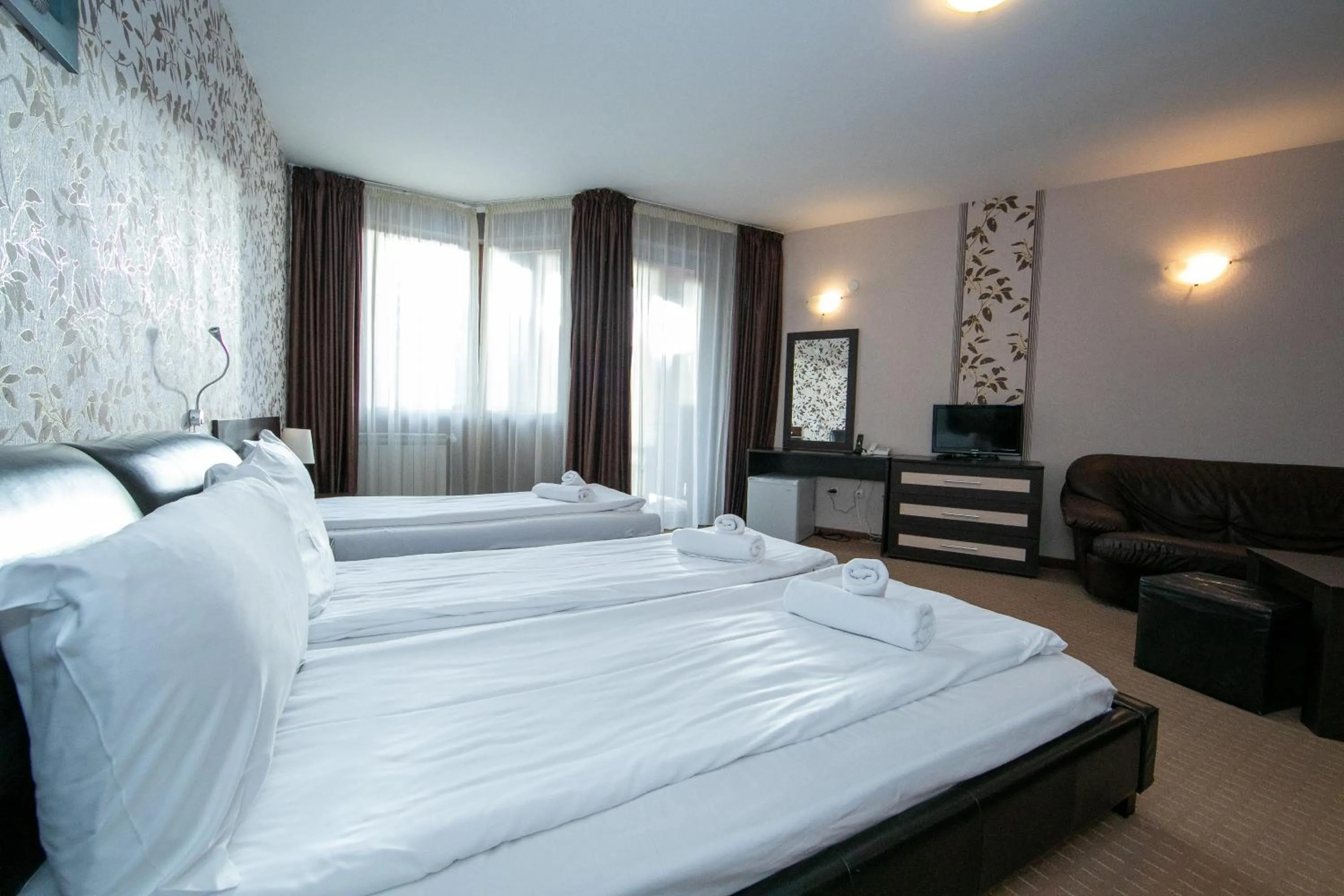 Bed in Hotel Iceberg Borovets