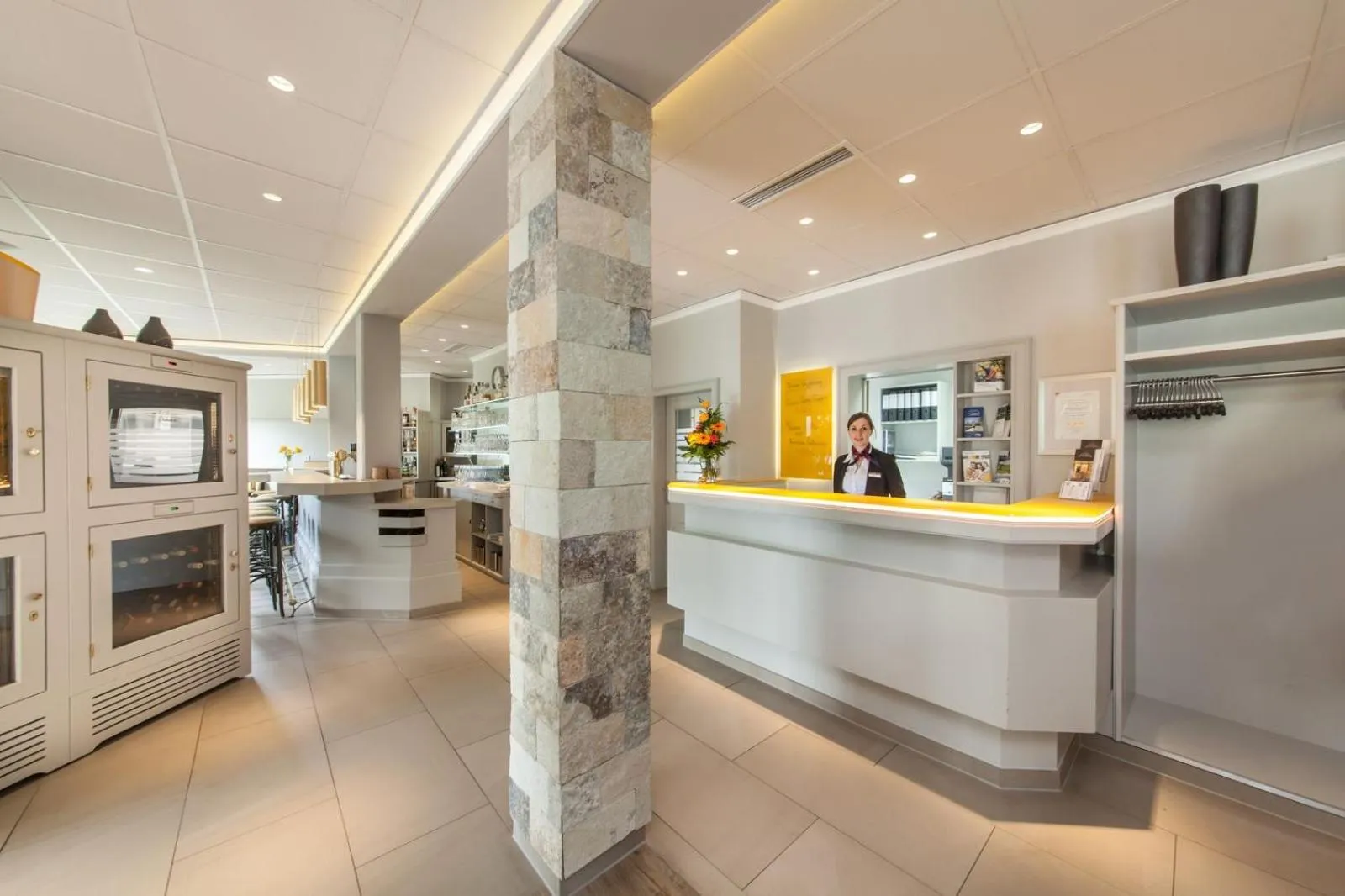 Lobby or reception in Hotel Strijewski