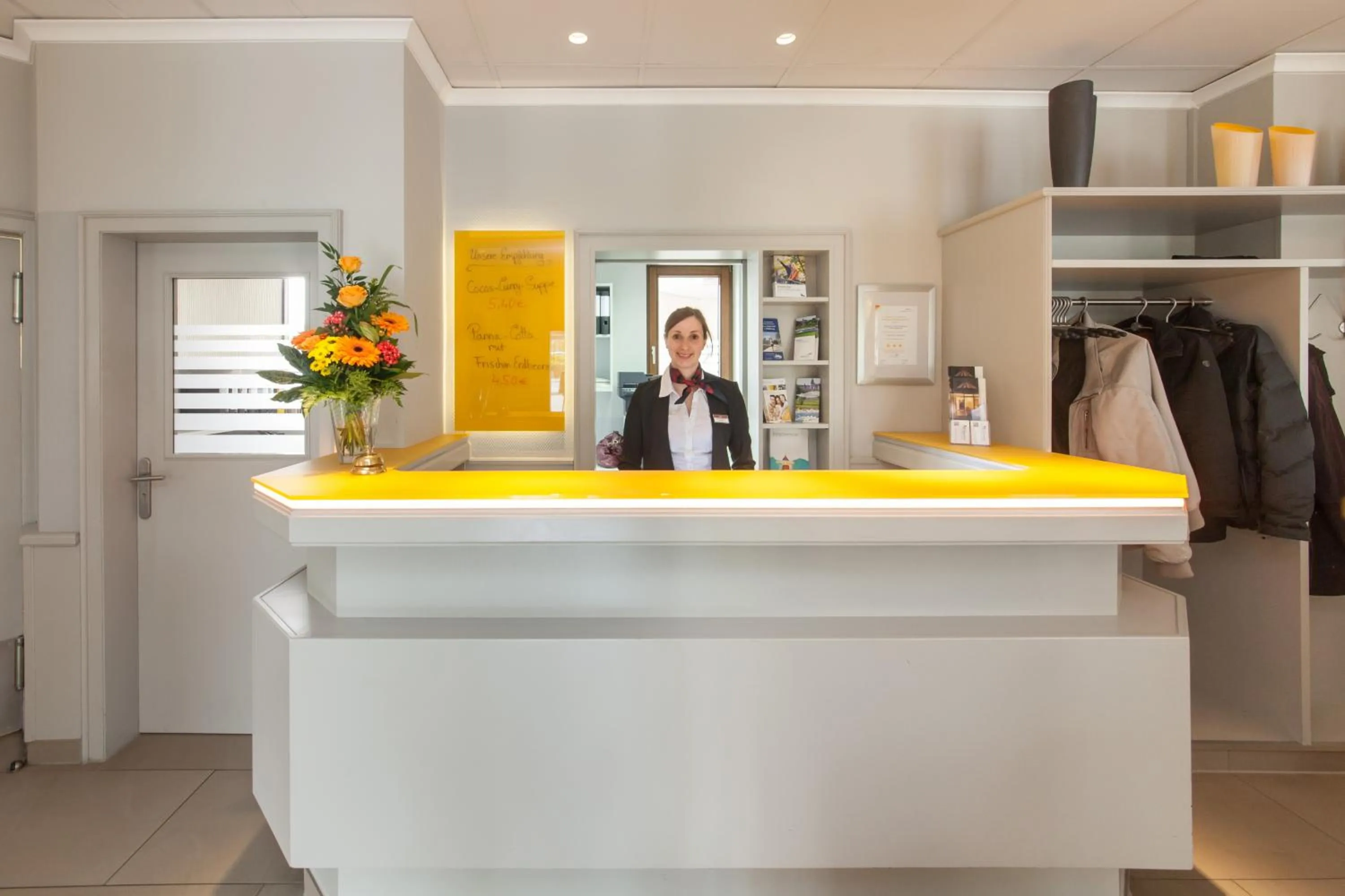 Lobby or reception in Hotel Strijewski