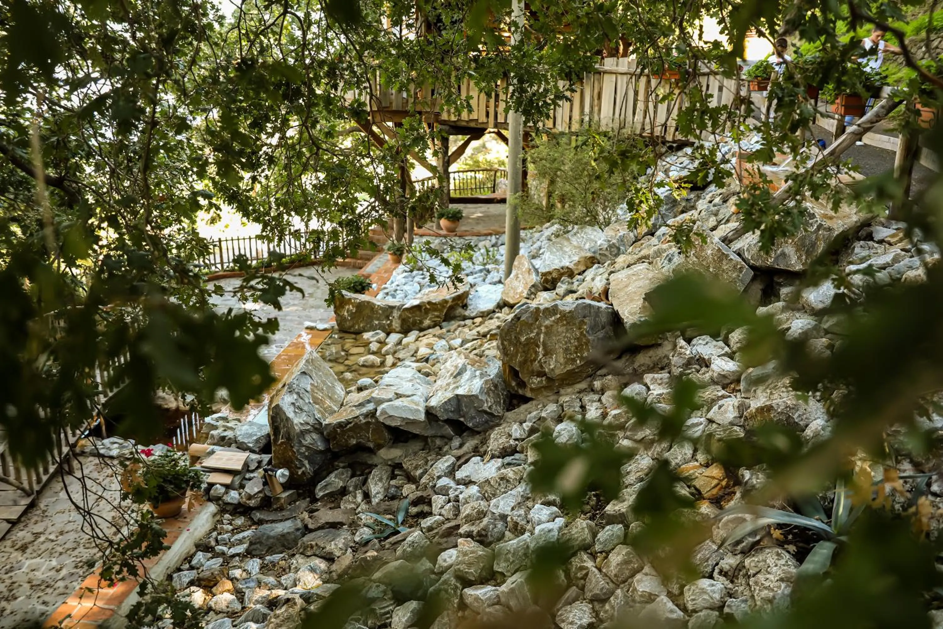 Natural landscape in B & B Le Casette sull'albero di Villa Alba