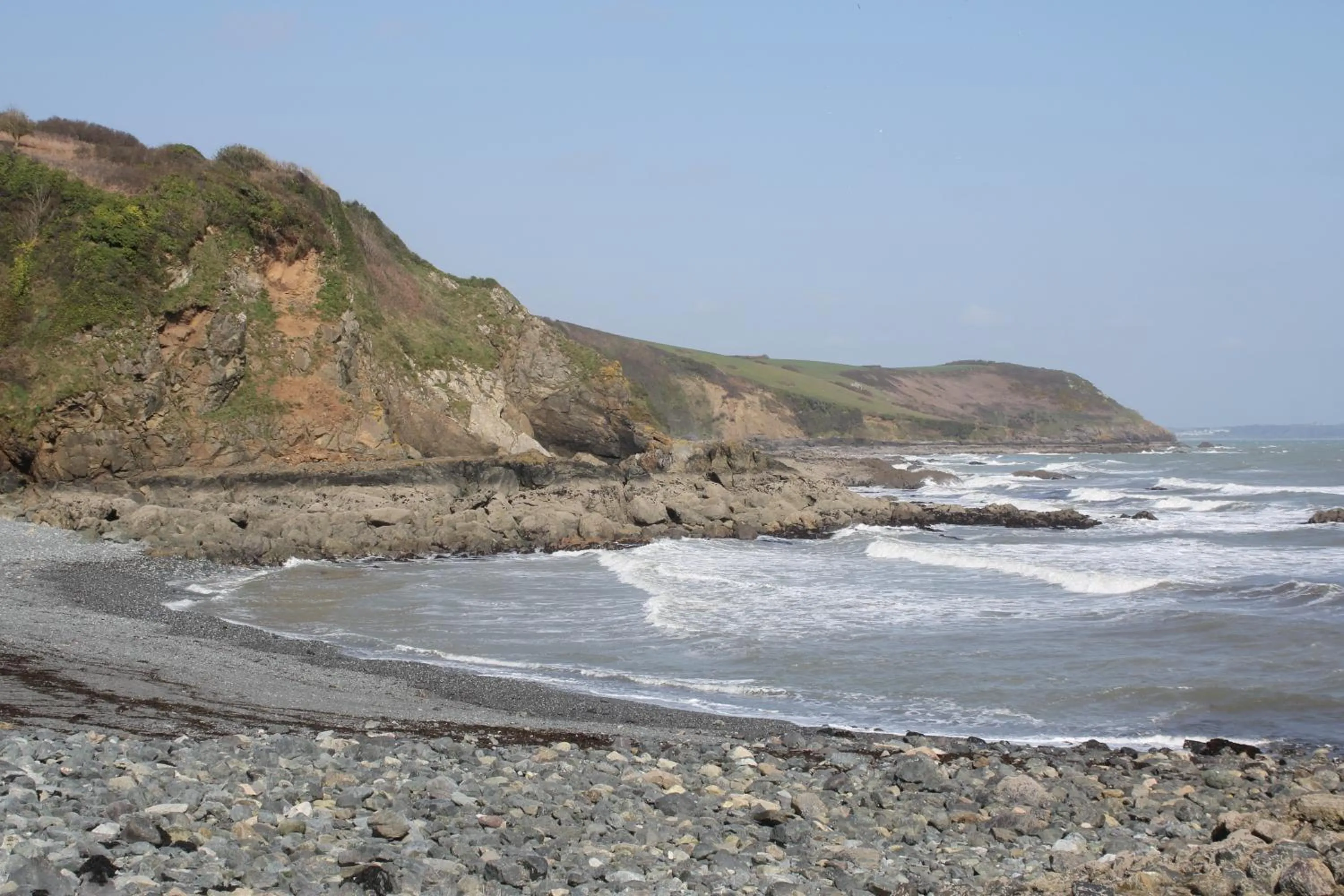 Beach in The Five Pilchards Inn