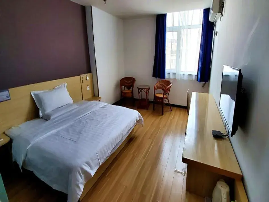 Bed in 7Days Inn Qingzhou Pingzhangfu Store Bed in 7Days Inn Qingzhou Pingzhangfu Store