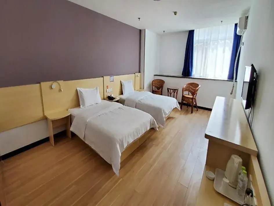 Bed in 7Days Inn Qingzhou Pingzhangfu Store Bed in 7Days Inn Qingzhou Pingzhangfu Store