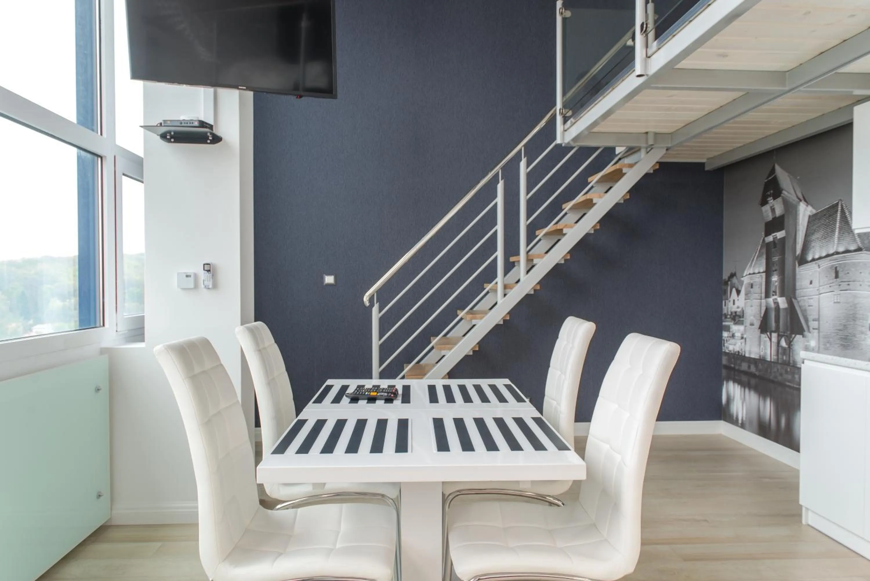 TV and multimedia in Panorama- the View of Gdańsk by Elite Apartments