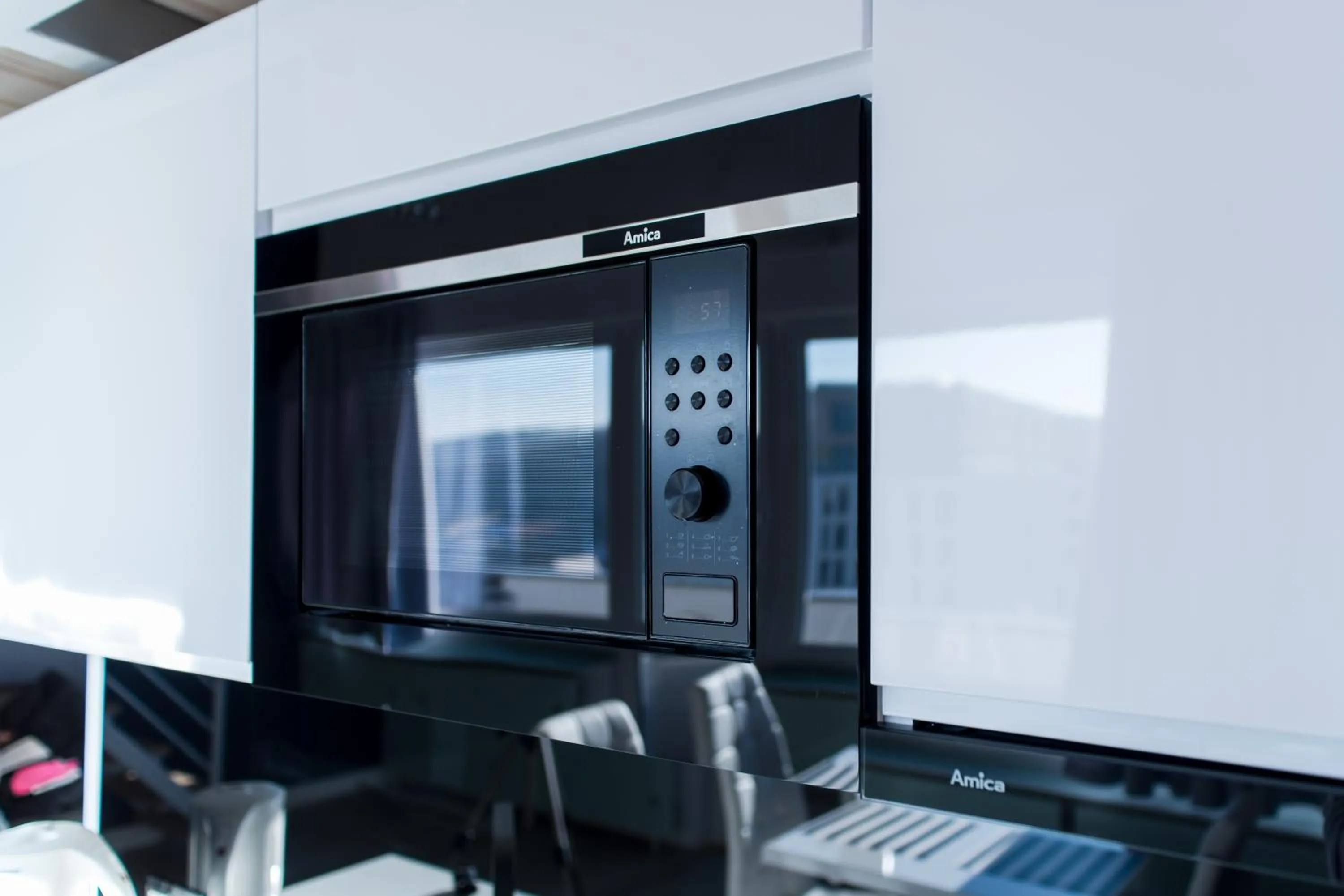 TV and multimedia in Panorama- the View of Gdańsk by Elite Apartments