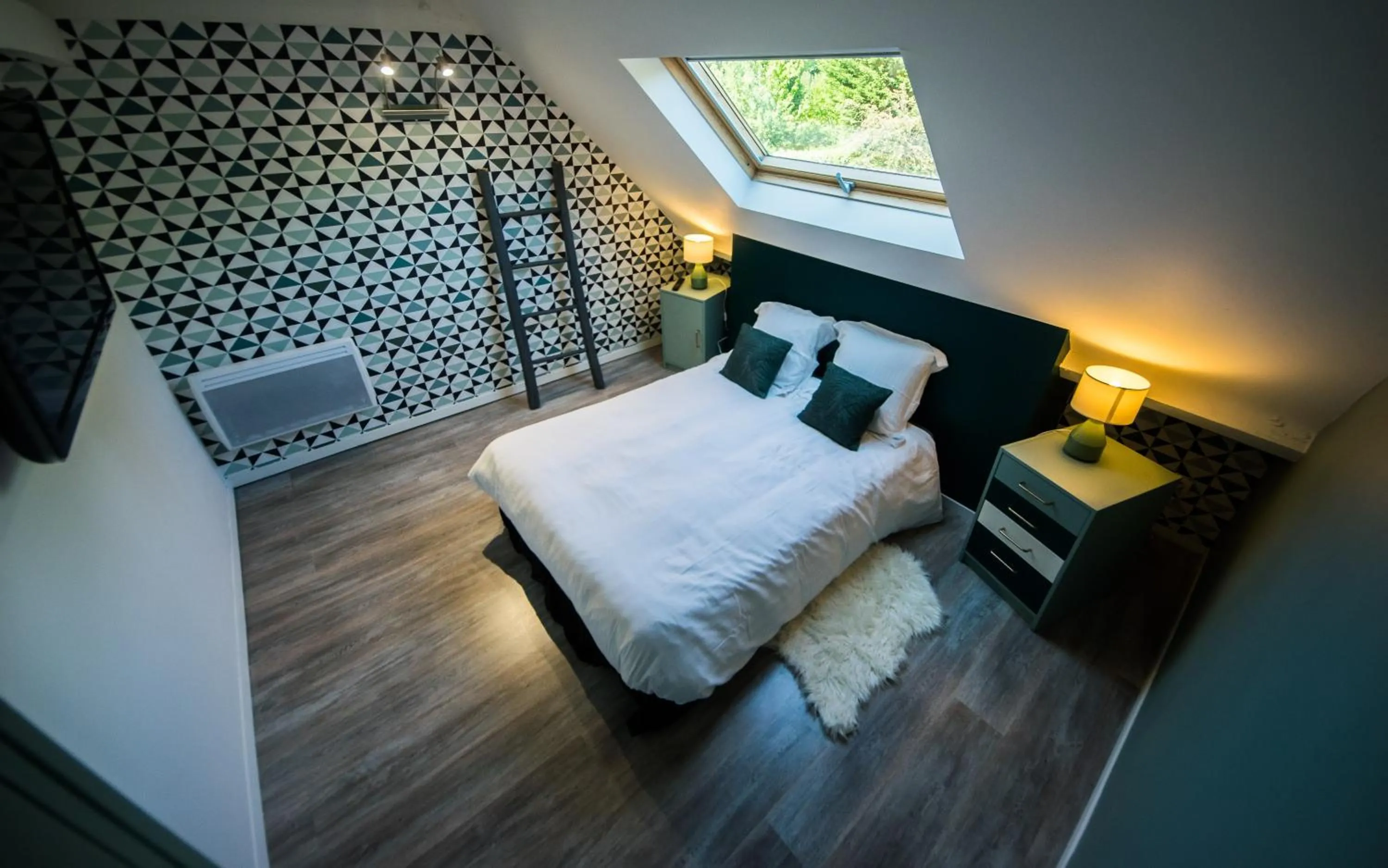 Bed in Gîte Mise au Vert