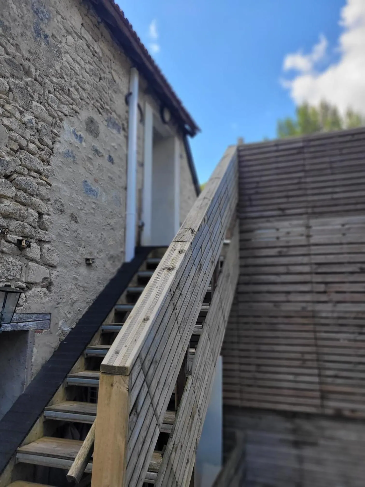 Balcony/Terrace in Gîte Mise au Vert