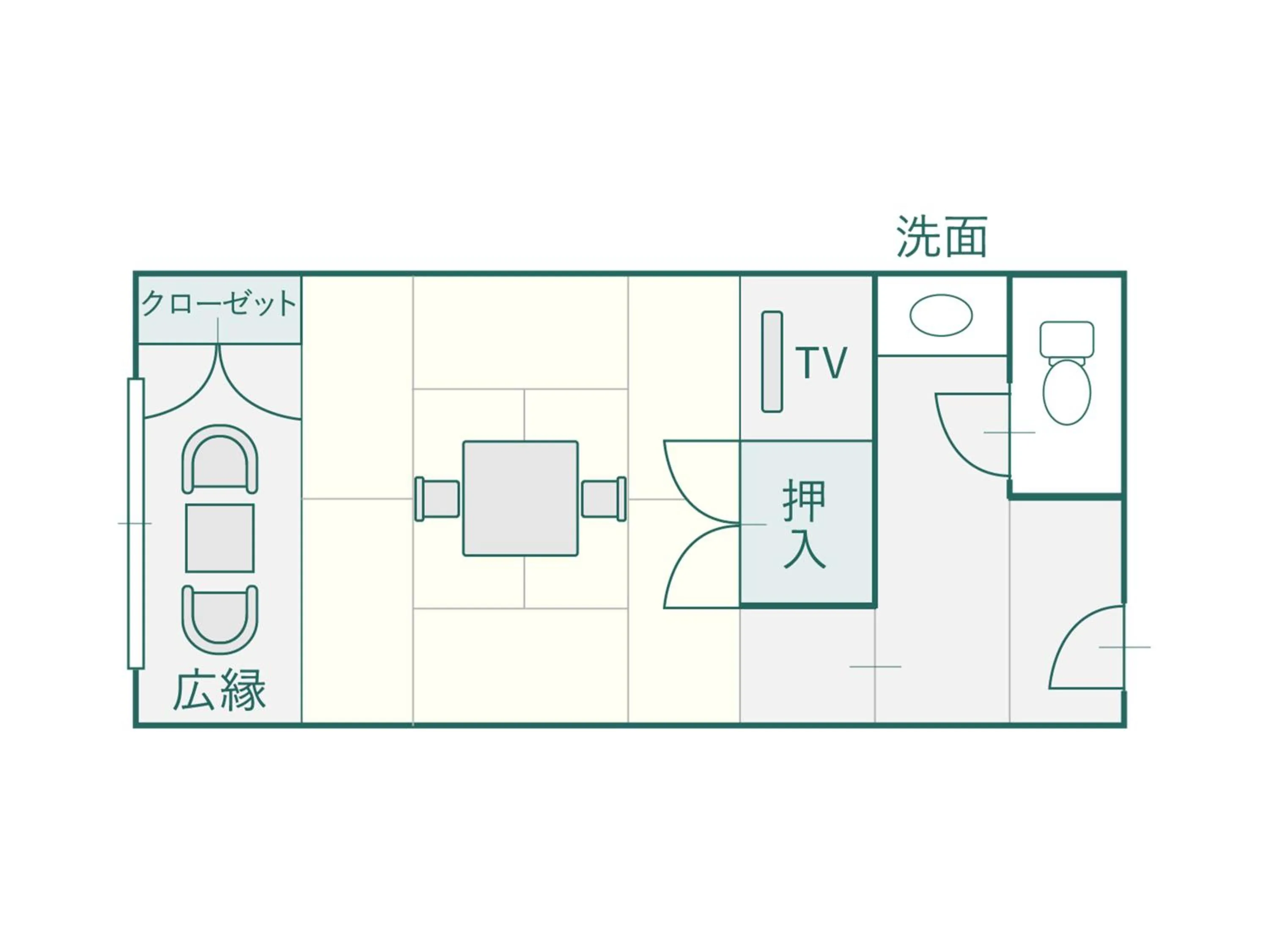 Floor plan in Suzuranso