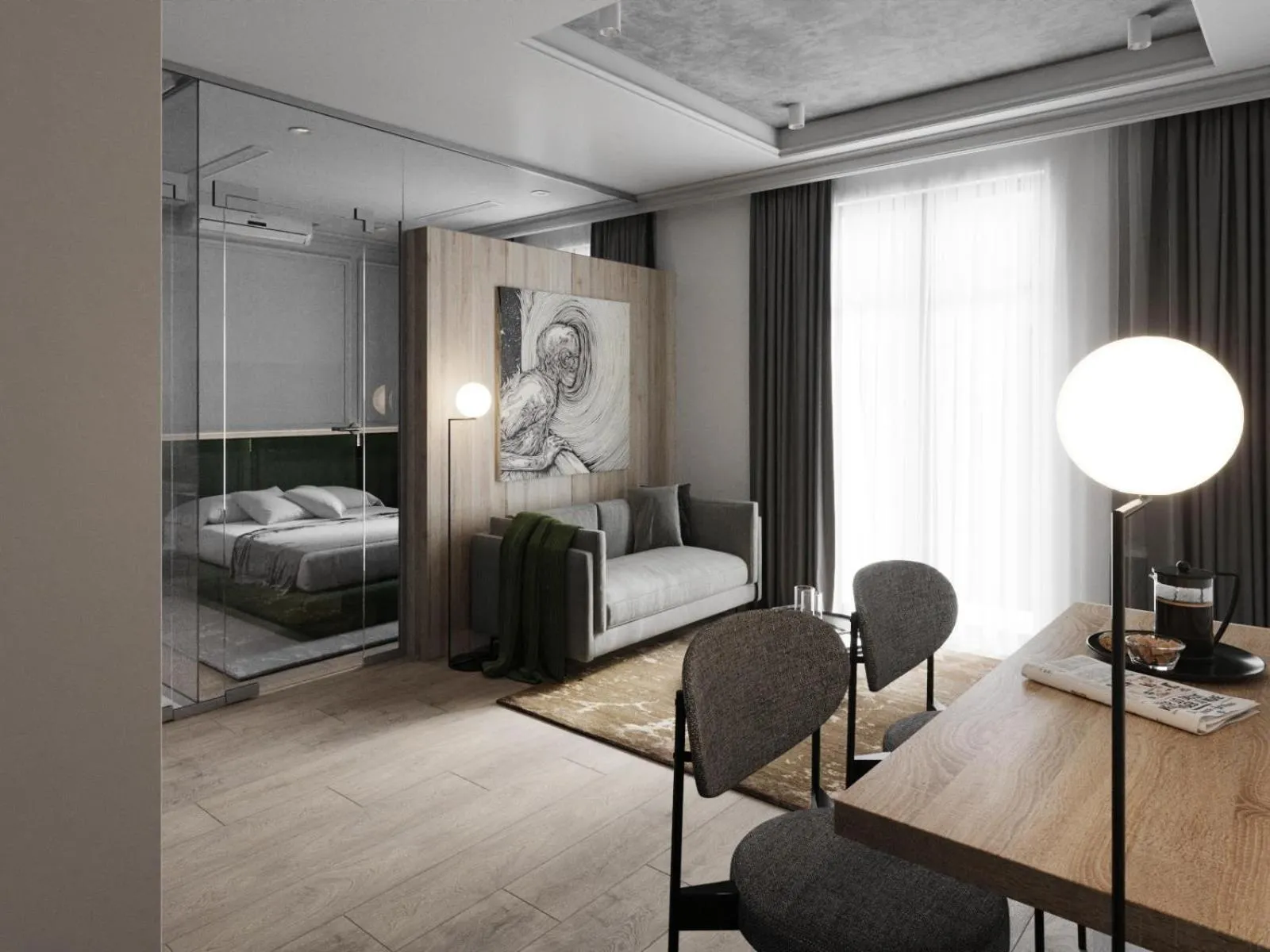 Living room, Bed in ELITE HOME