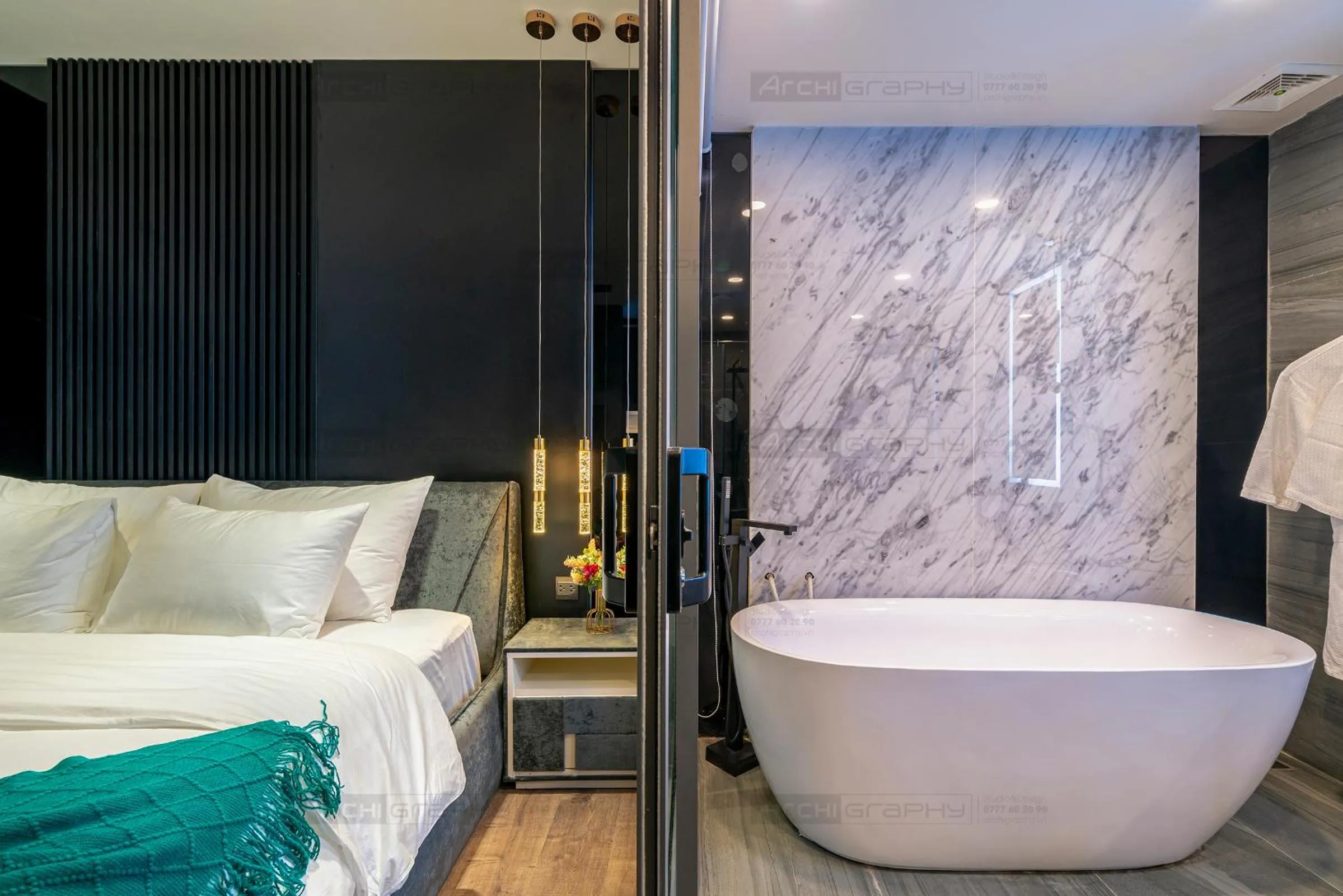 Bathroom, Bed in ELITE HOME