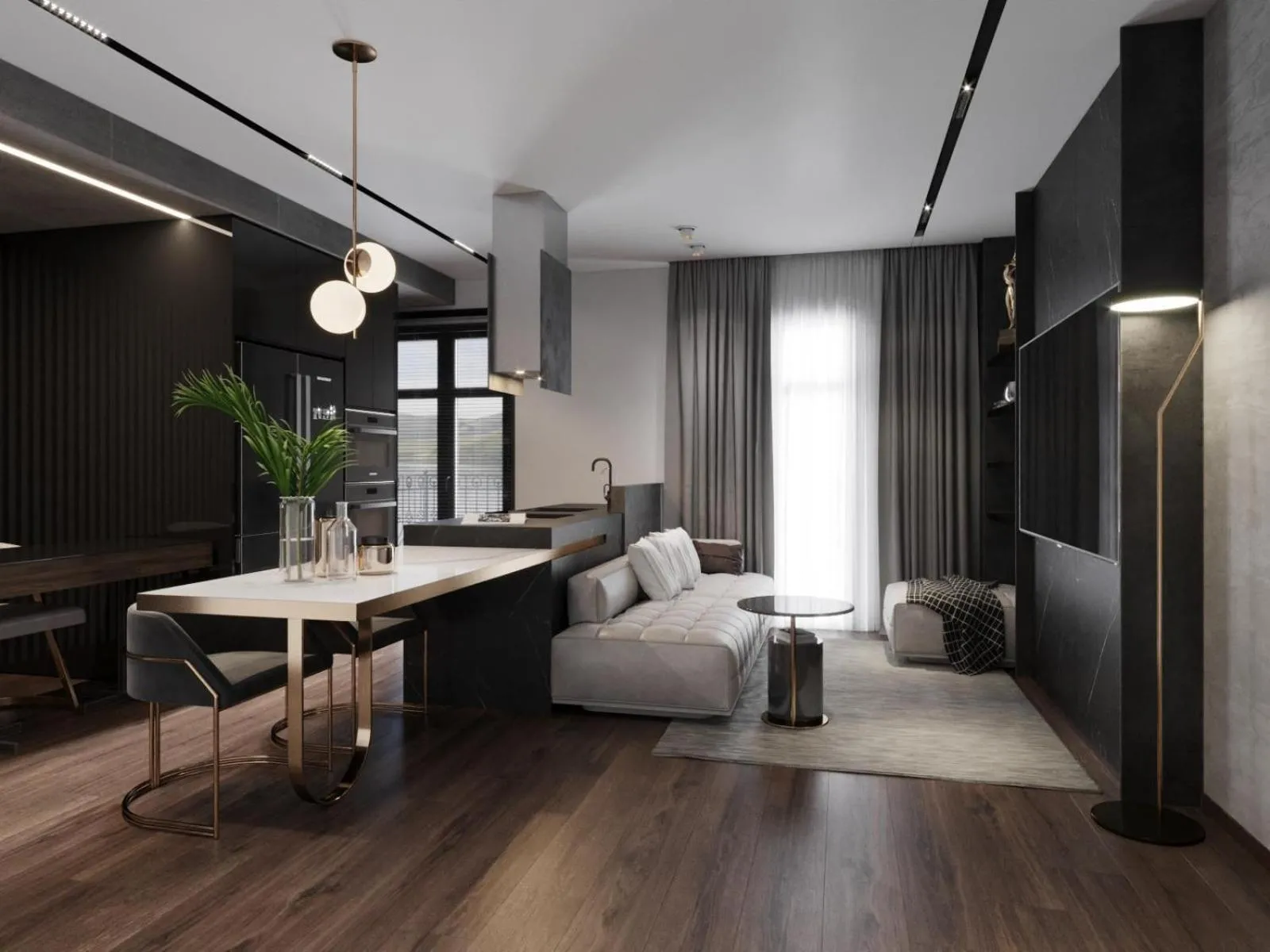 Living room, Bed in ELITE HOME