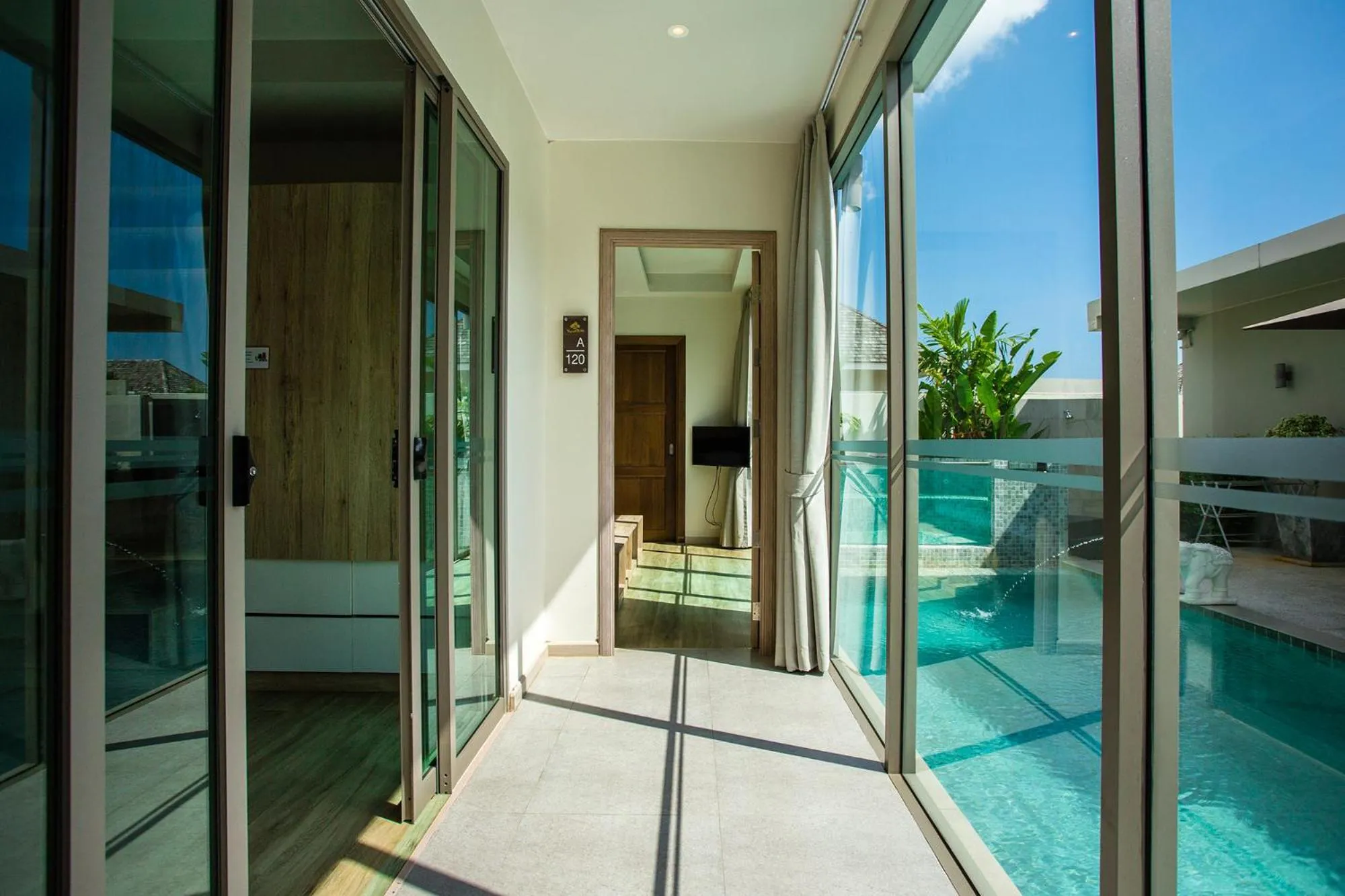 Balcony/Terrace in Yipmunta Pool Villa - SHA Plus Certified