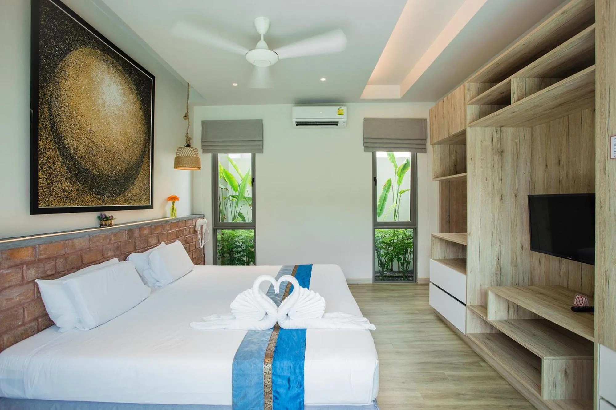 Photo of the whole room, Bed in Yipmunta Pool Villa - SHA Plus Certified