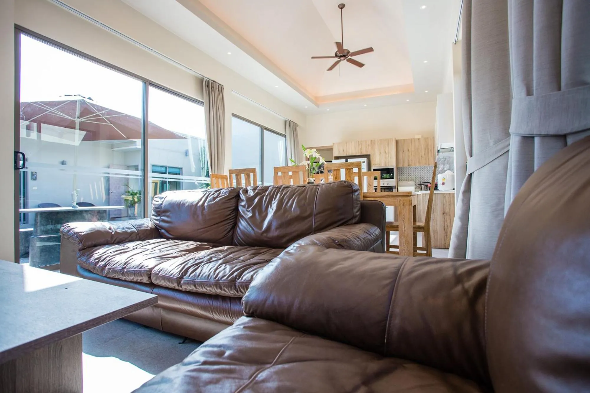 Living room in Yipmunta Pool Villa - SHA Plus Certified