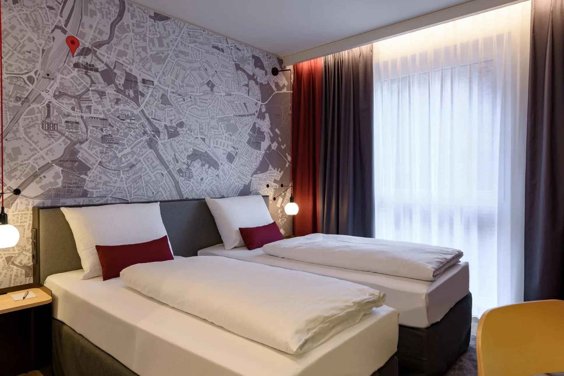 Photo of the whole room, Bed in IntercityHotel Herford