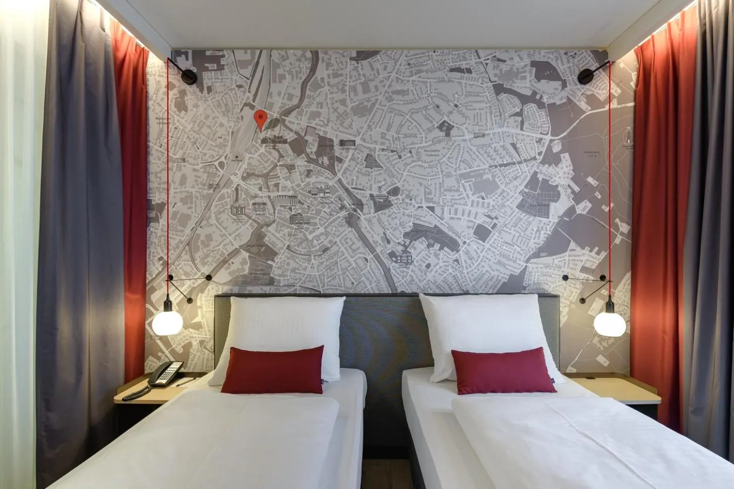 Photo of the whole room, Bed in IntercityHotel Herford