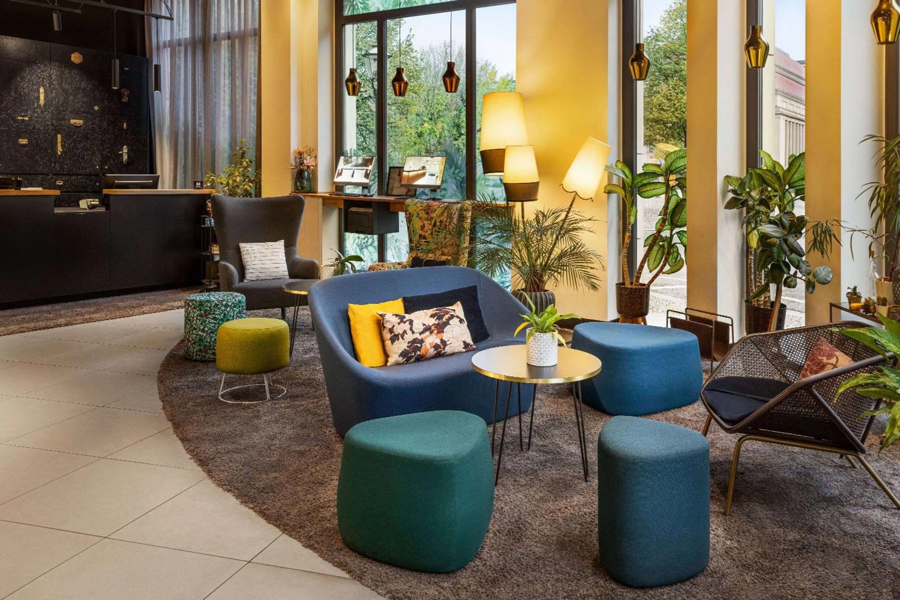 Lobby or reception in Vienna House Easy by Wyndham Leipzig