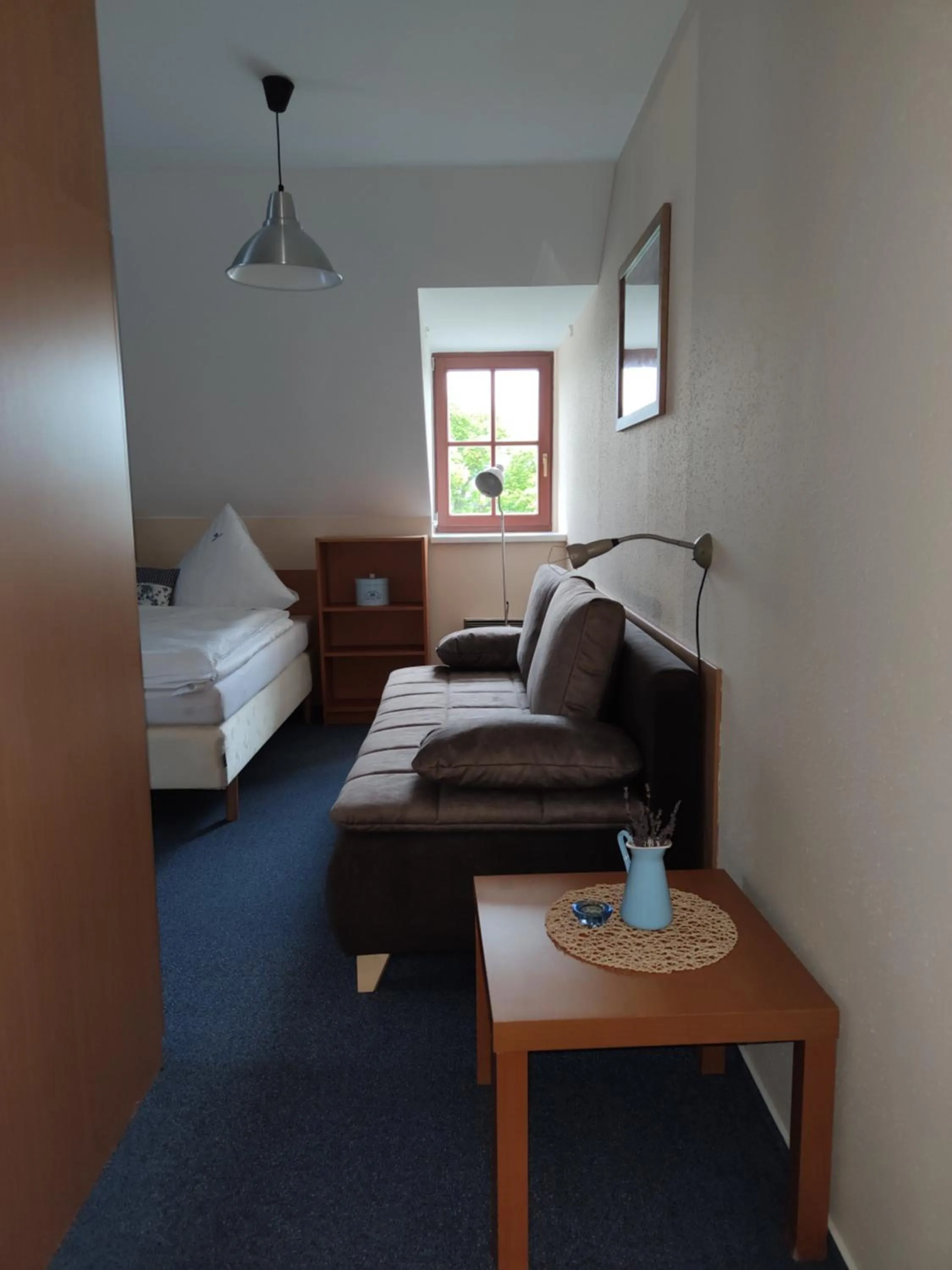 Bed in Hotel Modrásek