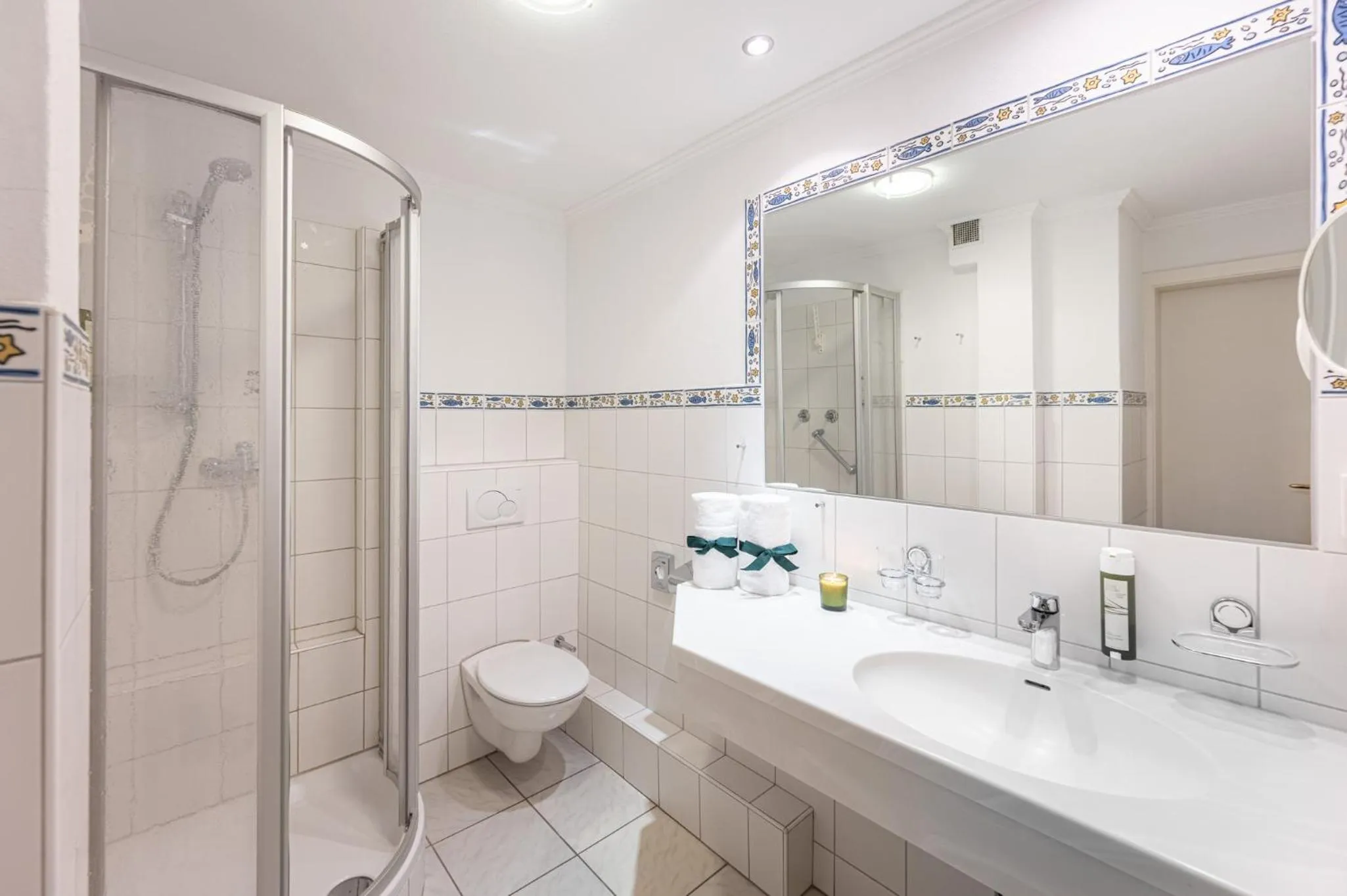 Bathroom in Hotel Filser