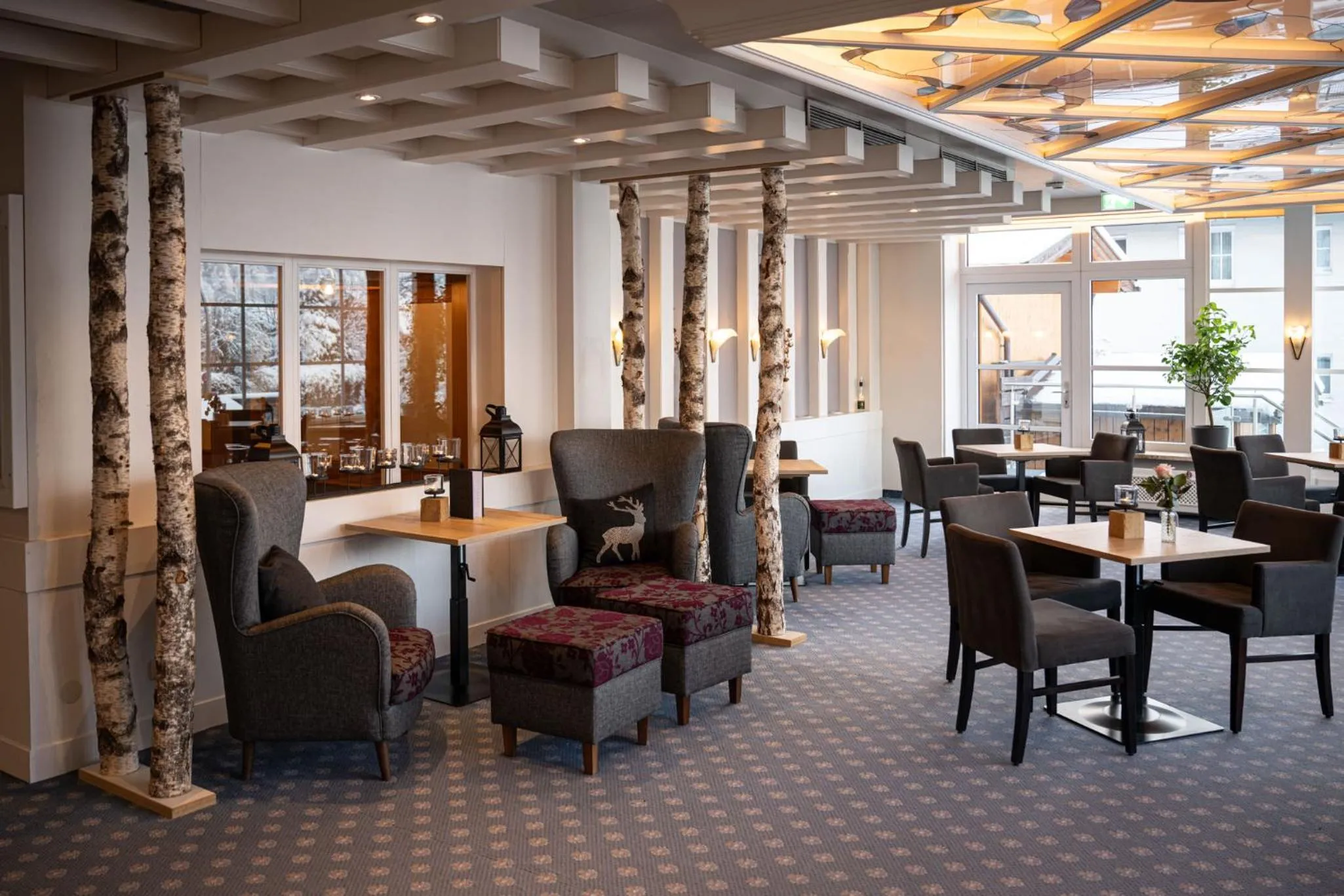 Communal lounge/ TV room in Hotel Filser