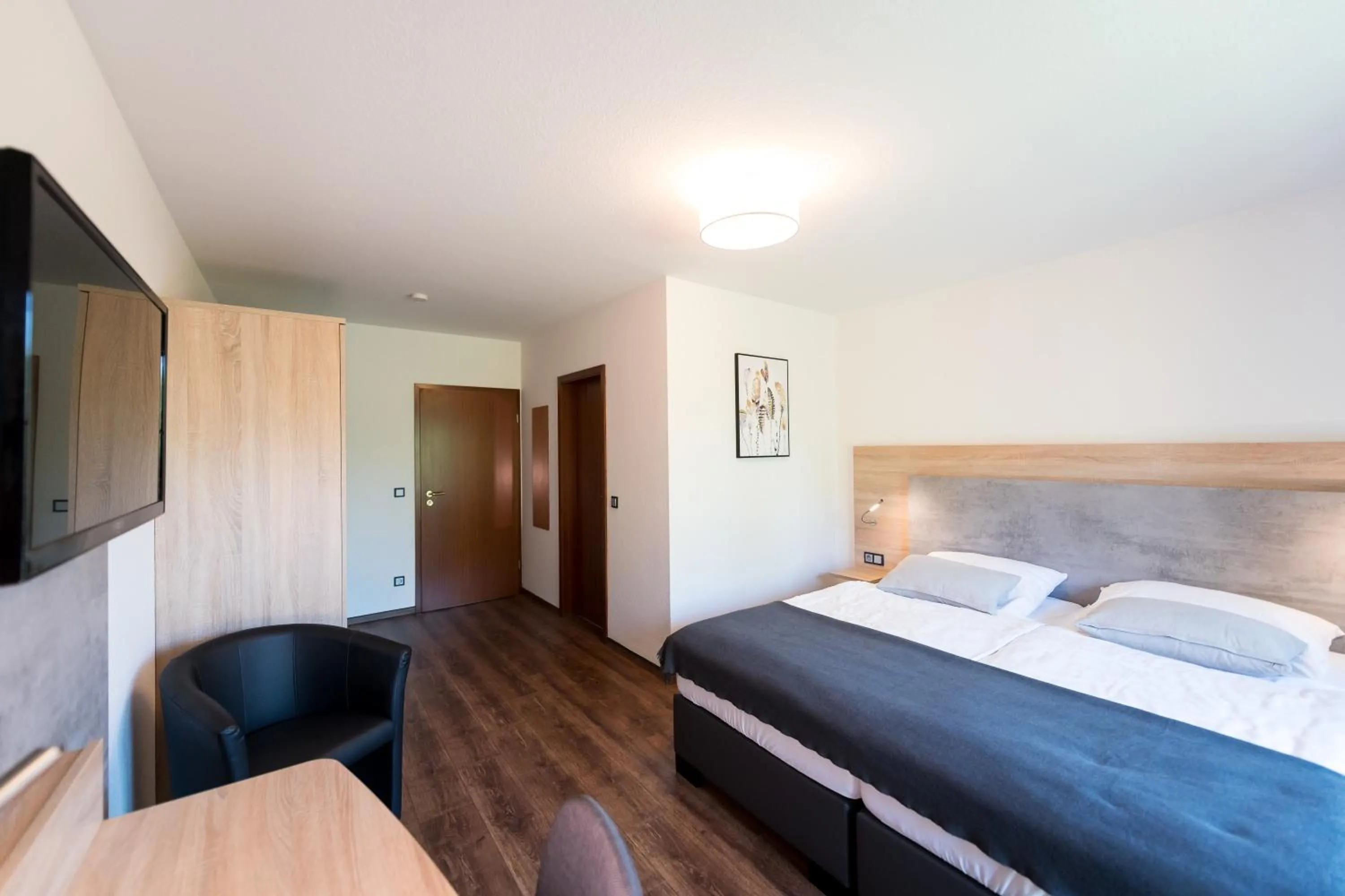 Bed in Hotel Hüerländer