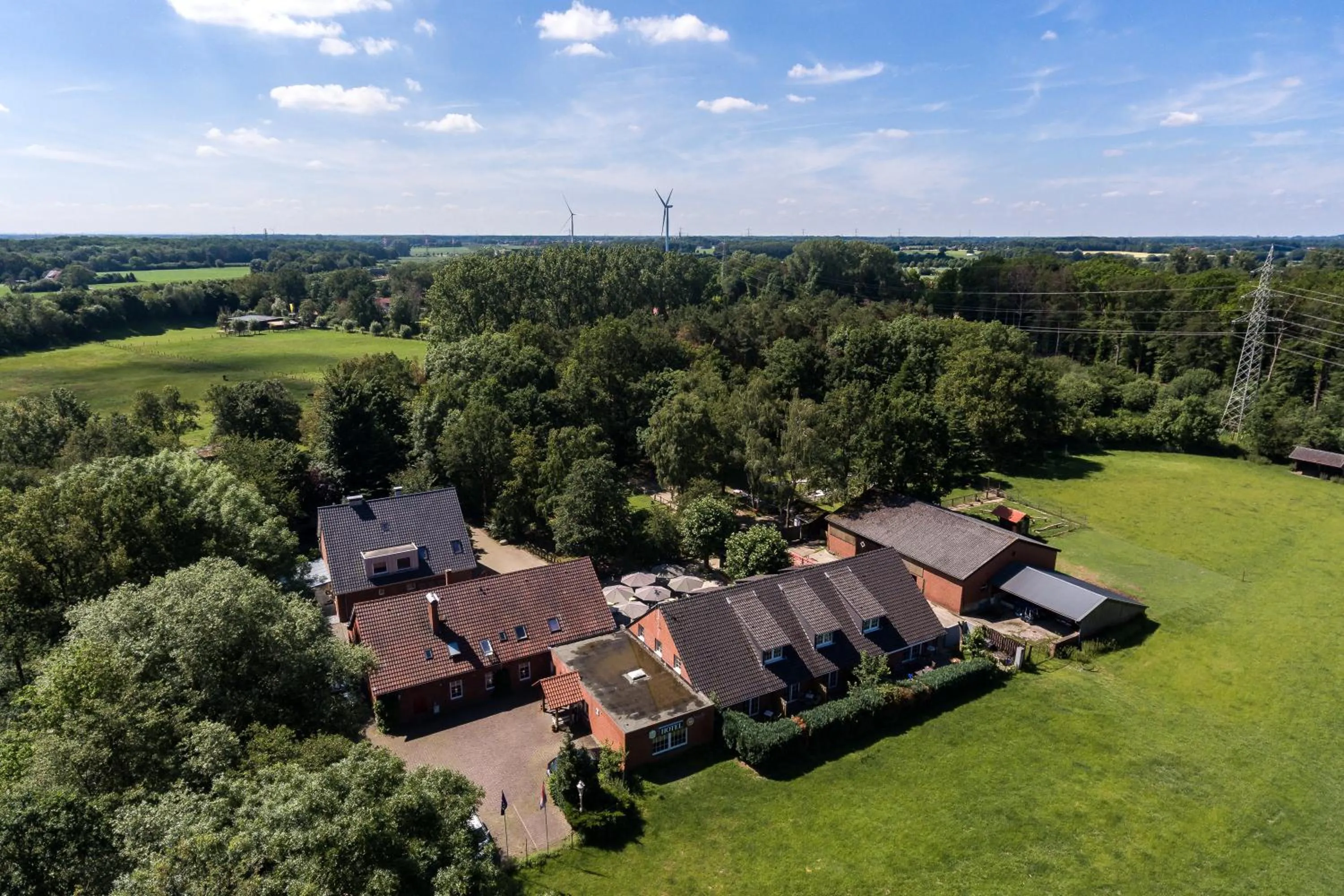 Bird's eye view in Hotel Hüerländer