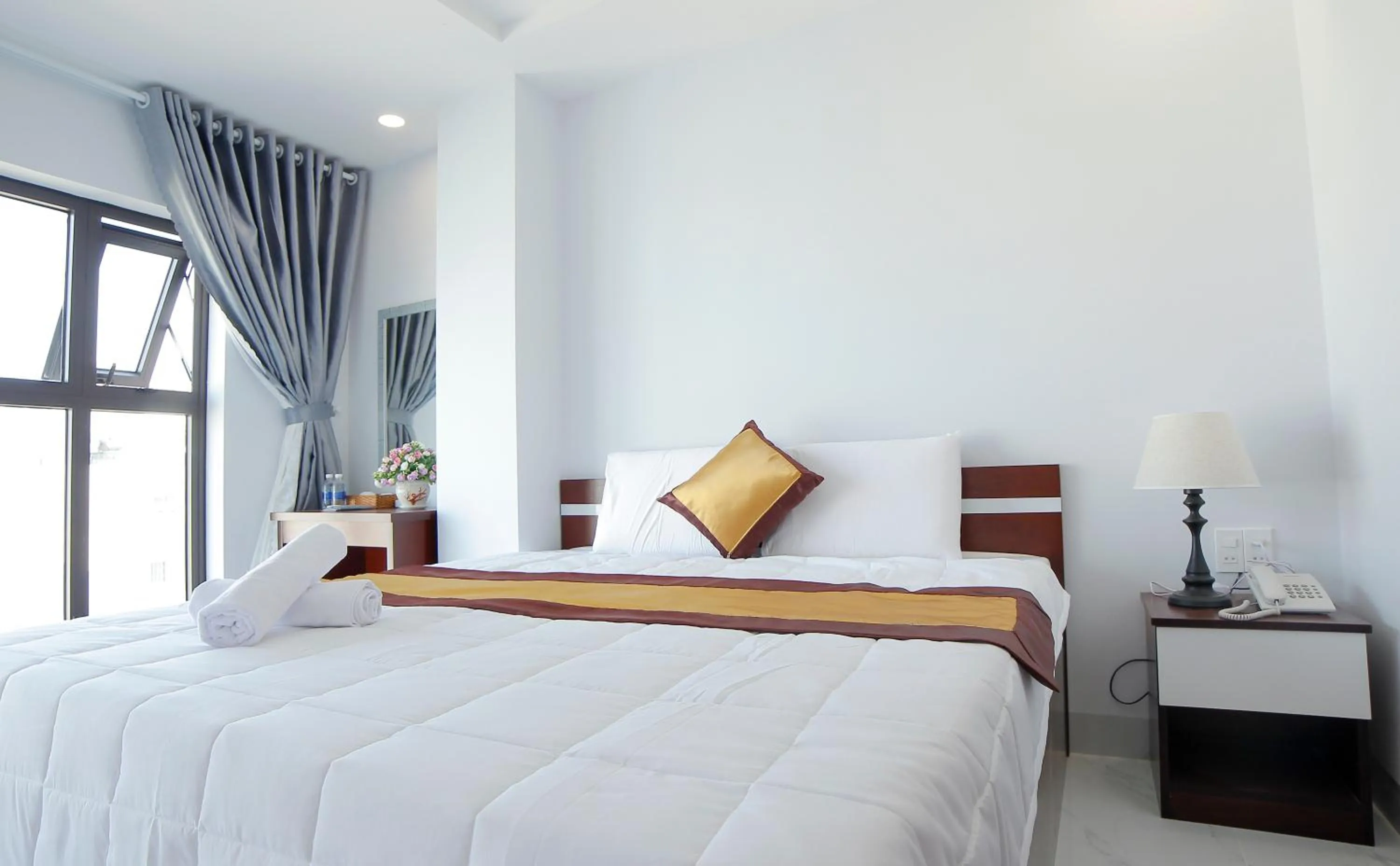 Bed in Tân Thi Hotel