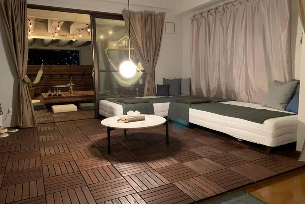 Bed in gate nagasaki stay&green