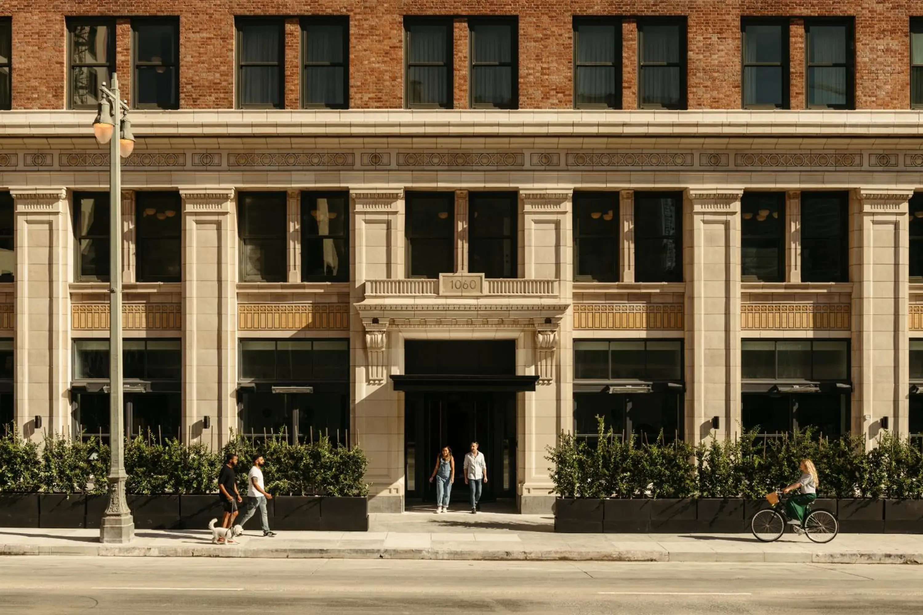 Facade/entrance in The Hoxton, Downtown LA Facade/entrance in The Hoxton, Downtown LA