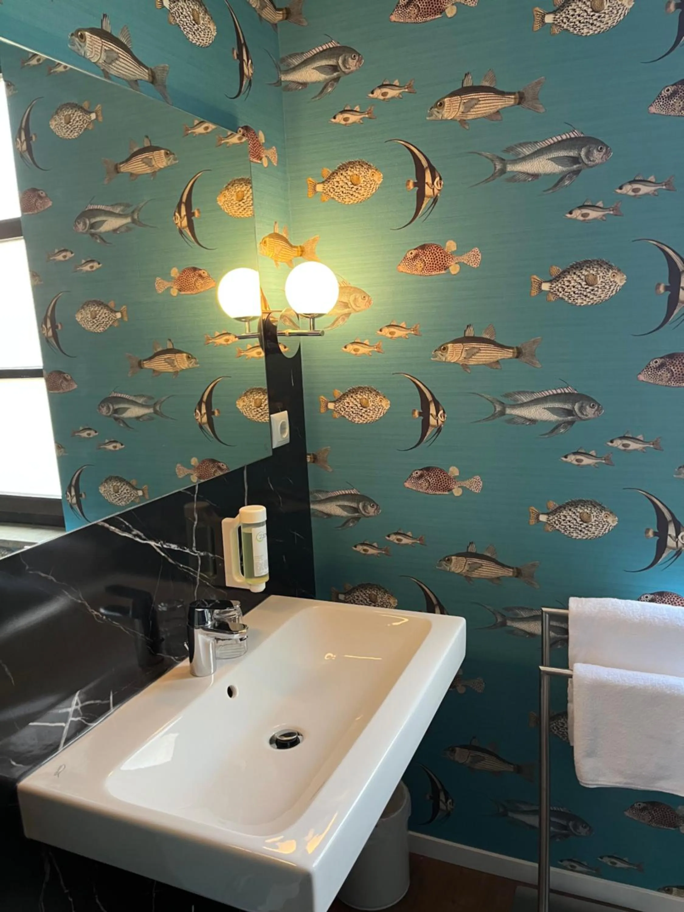 Bathroom in Hotel Maxplatz