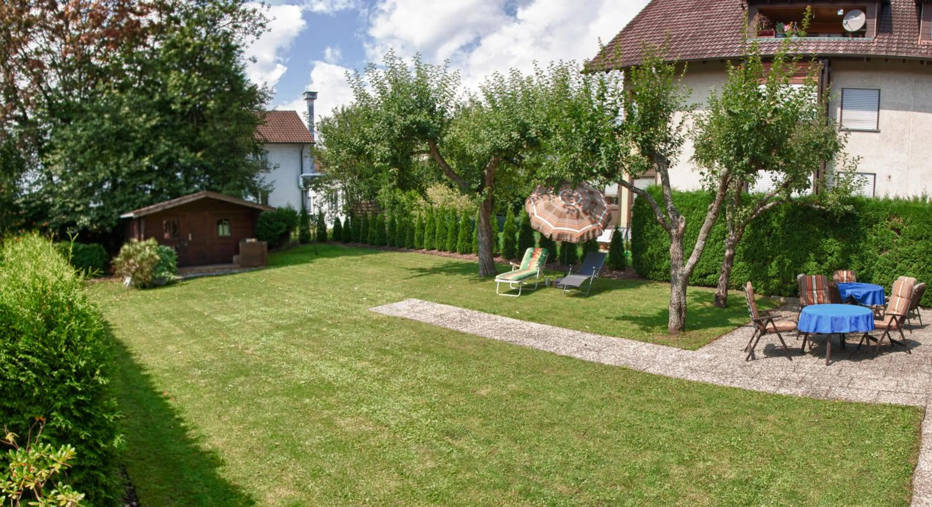Garden in Gästehaus Gisela