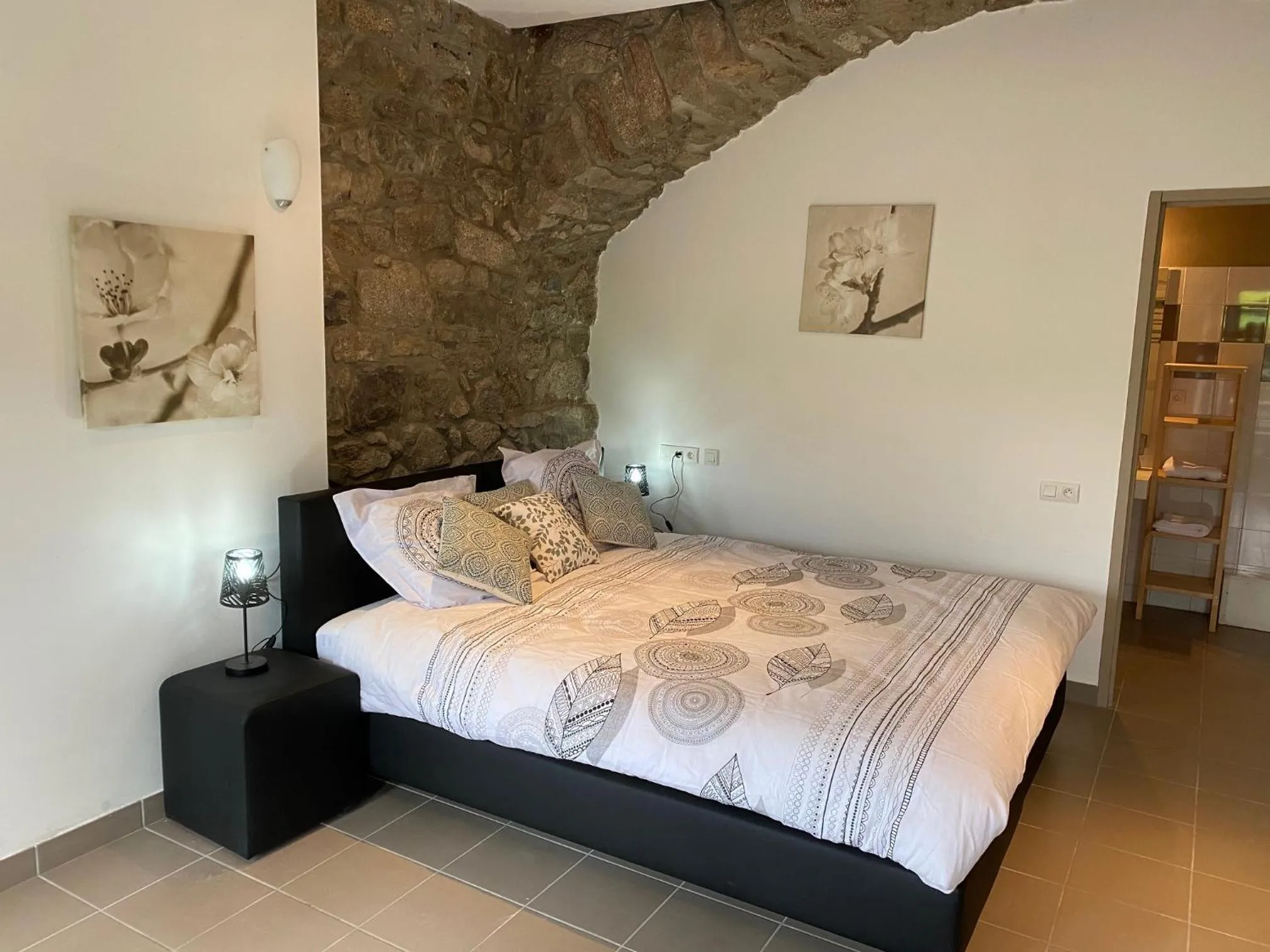 Bed in Auberge de Thelis