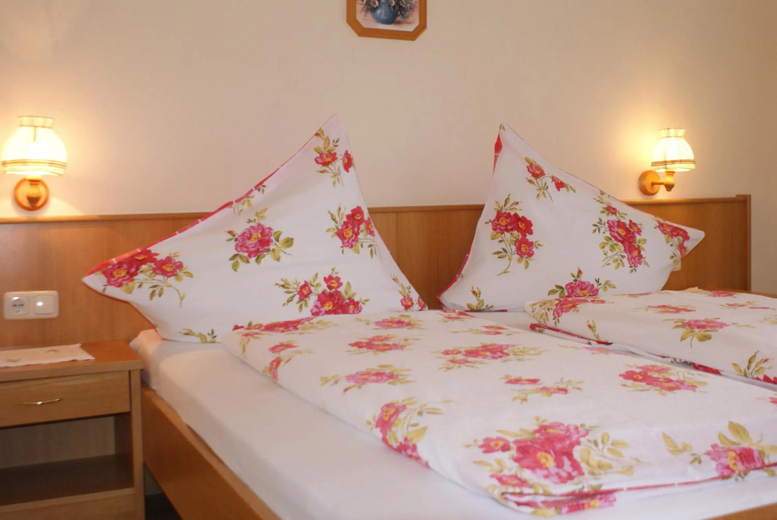 Bedroom, Bed in Pension Stammerhof