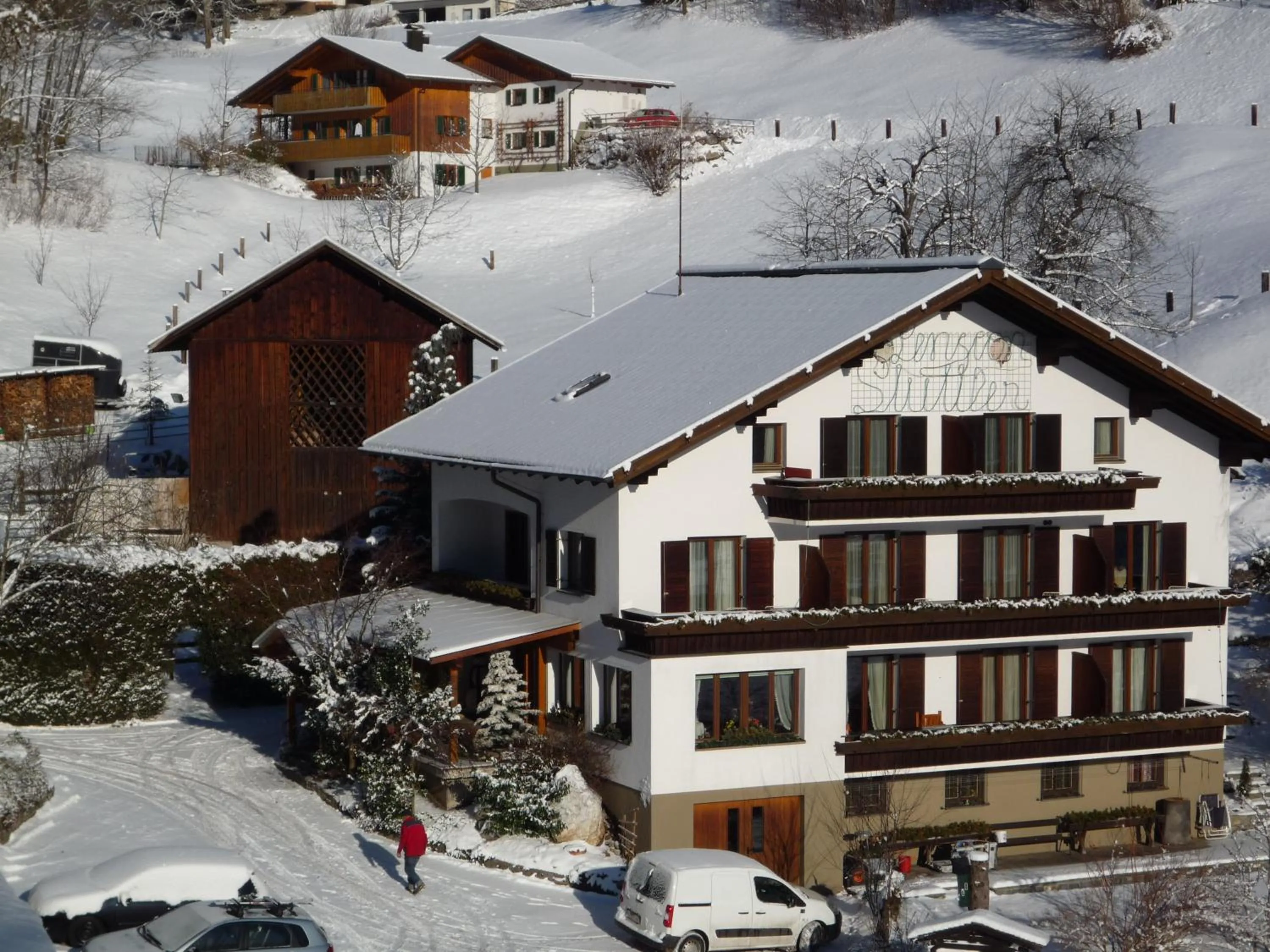Facade/entrance in Pension Stüttler