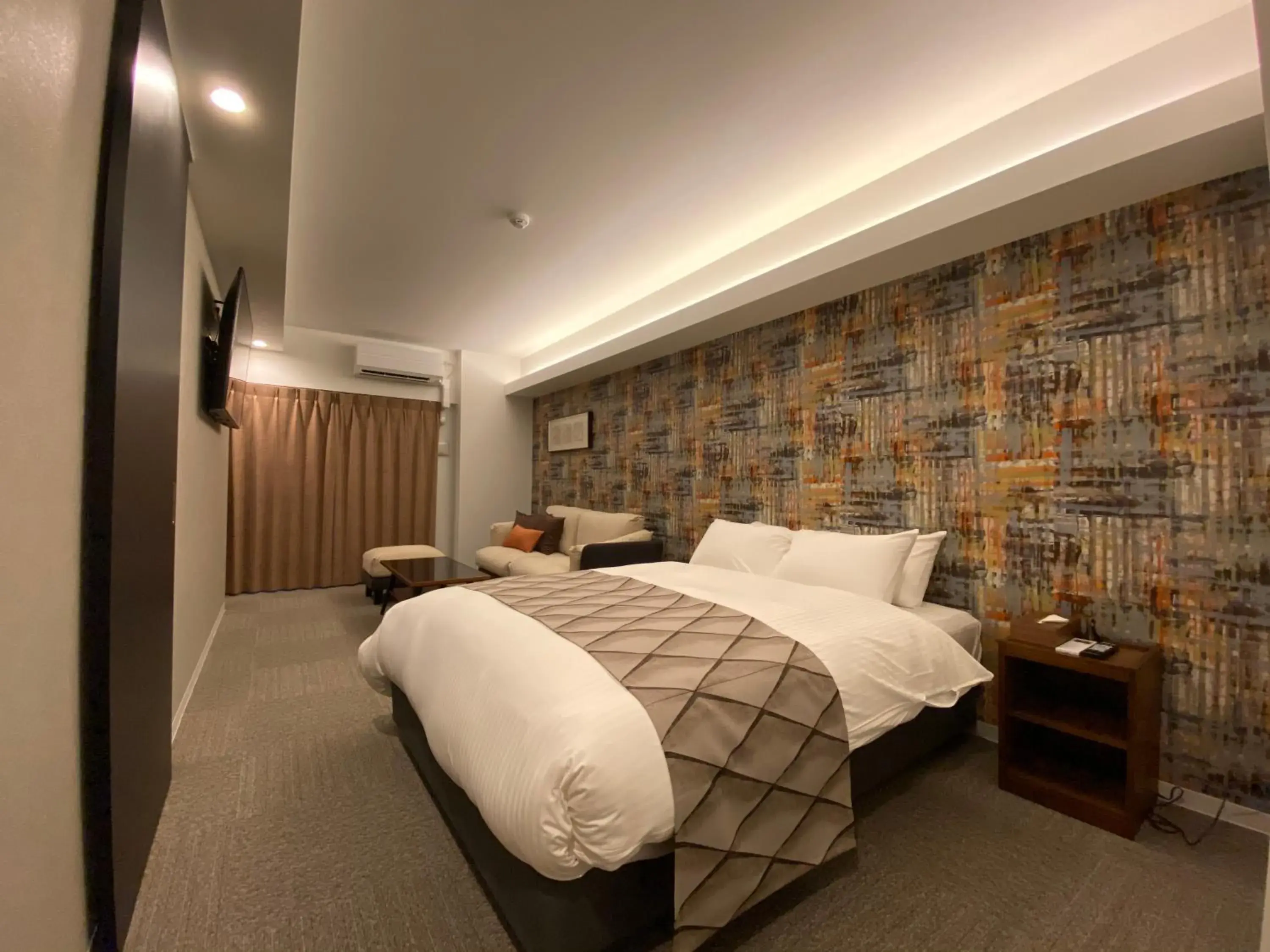 Bedroom, Bed in Randor Residential Hotel Fukuoka Classic Bedroom, Bed in Randor Residential Hotel Fukuoka Classic