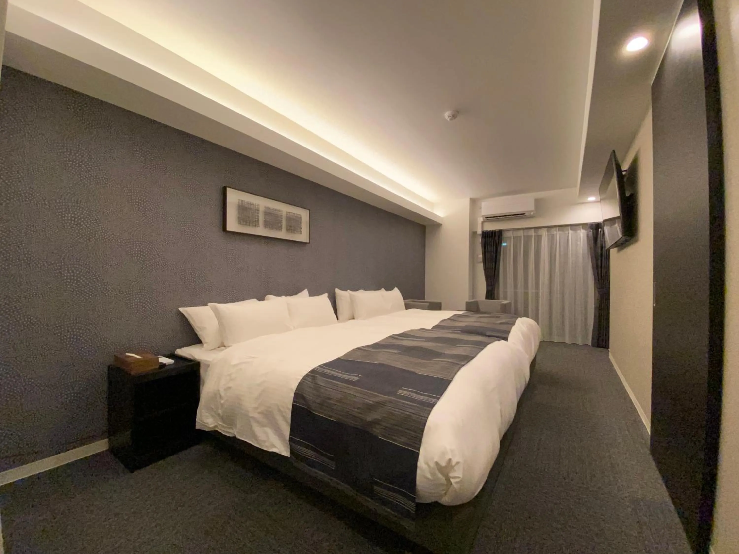 Bed in Randor Residential Hotel Fukuoka Classic