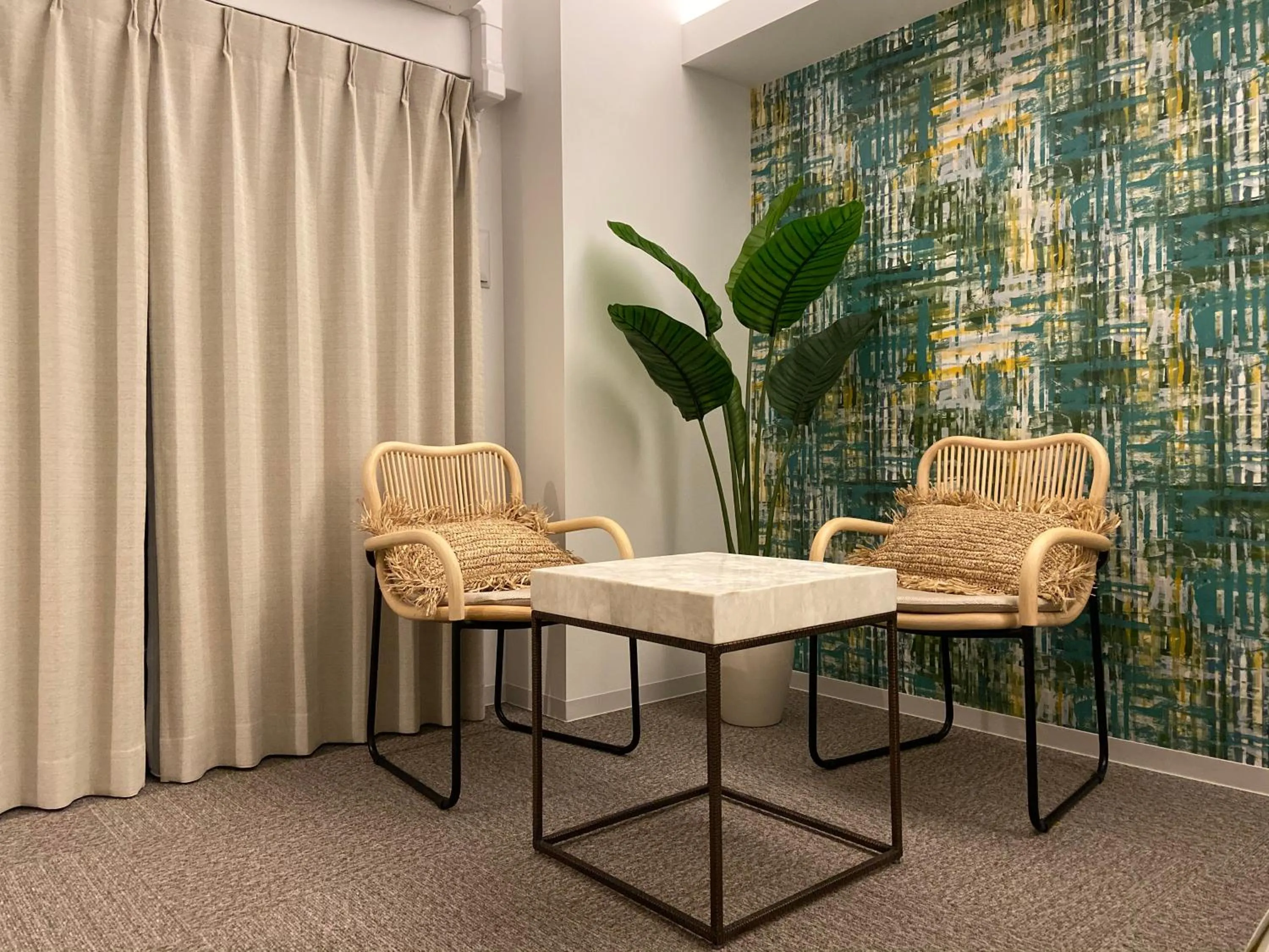 Living room in Randor Residential Hotel Fukuoka Classic