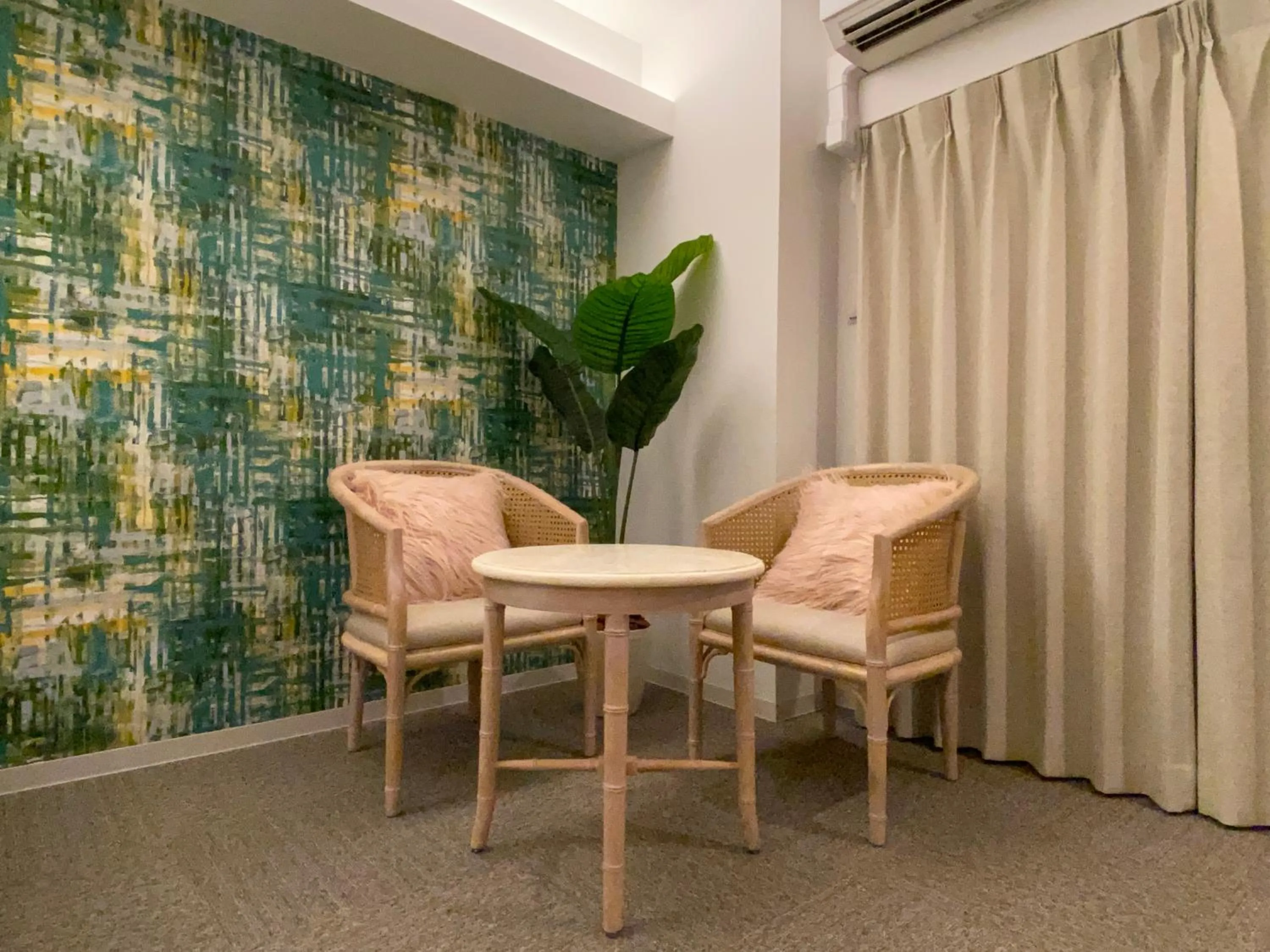 Living room in Randor Residential Hotel Fukuoka Classic