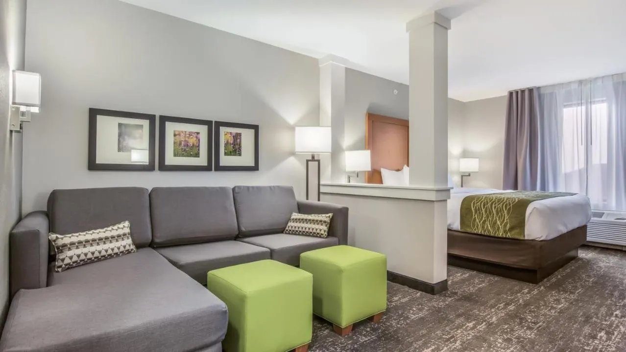 Photo of the whole room, Bed in Comfort Inn