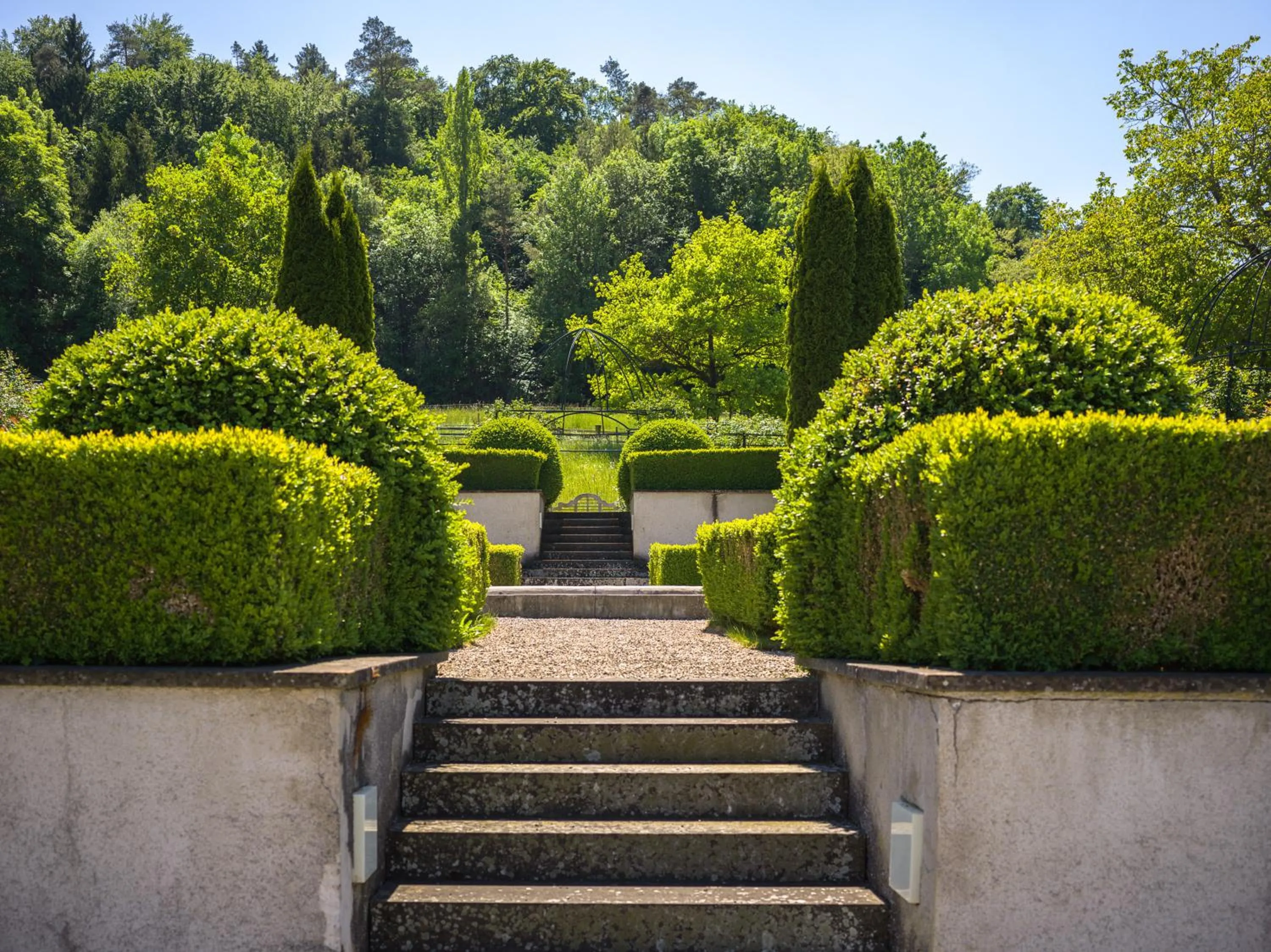 Garden in Schloss Freudenfels