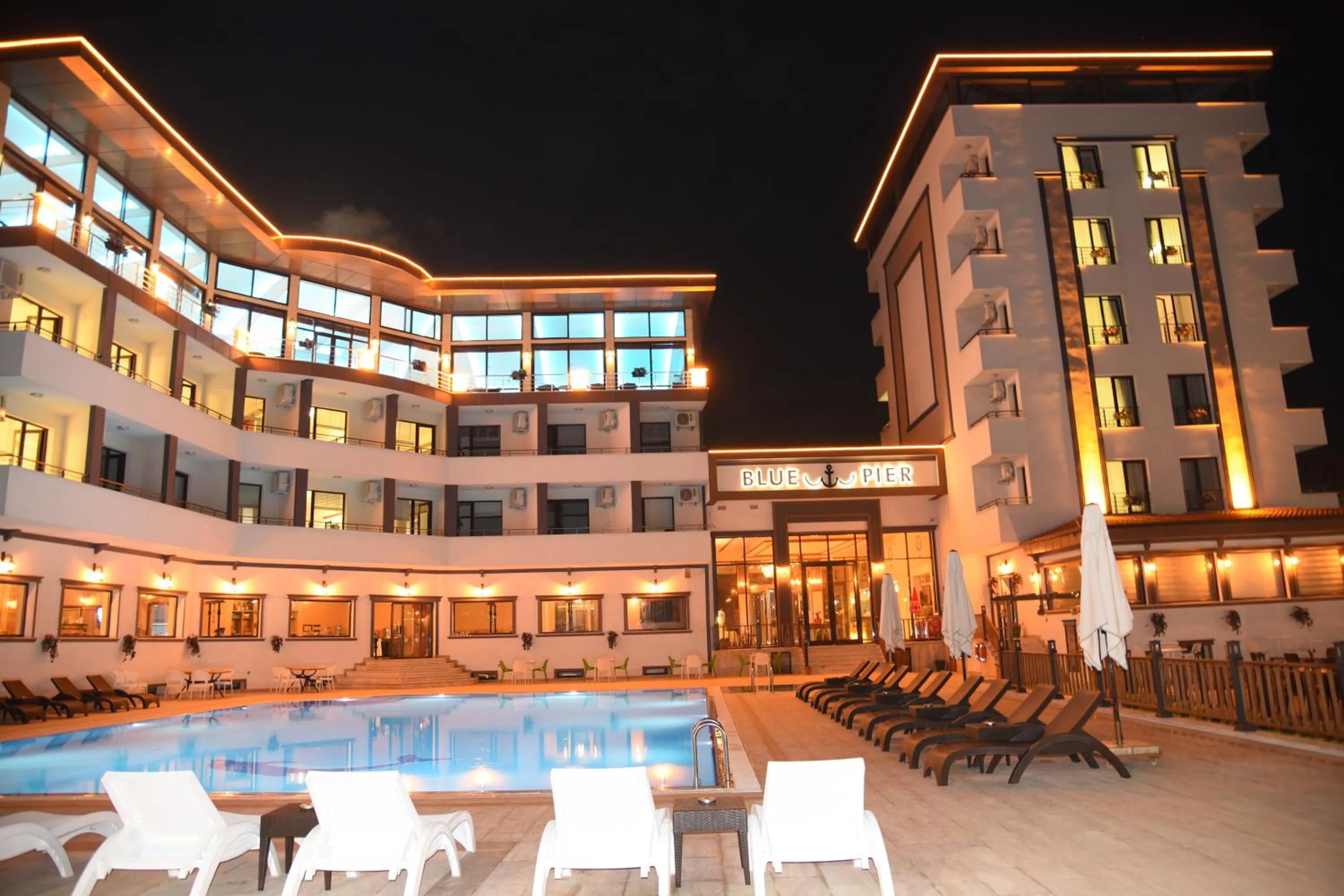 Property building in Blue Pier Hotel