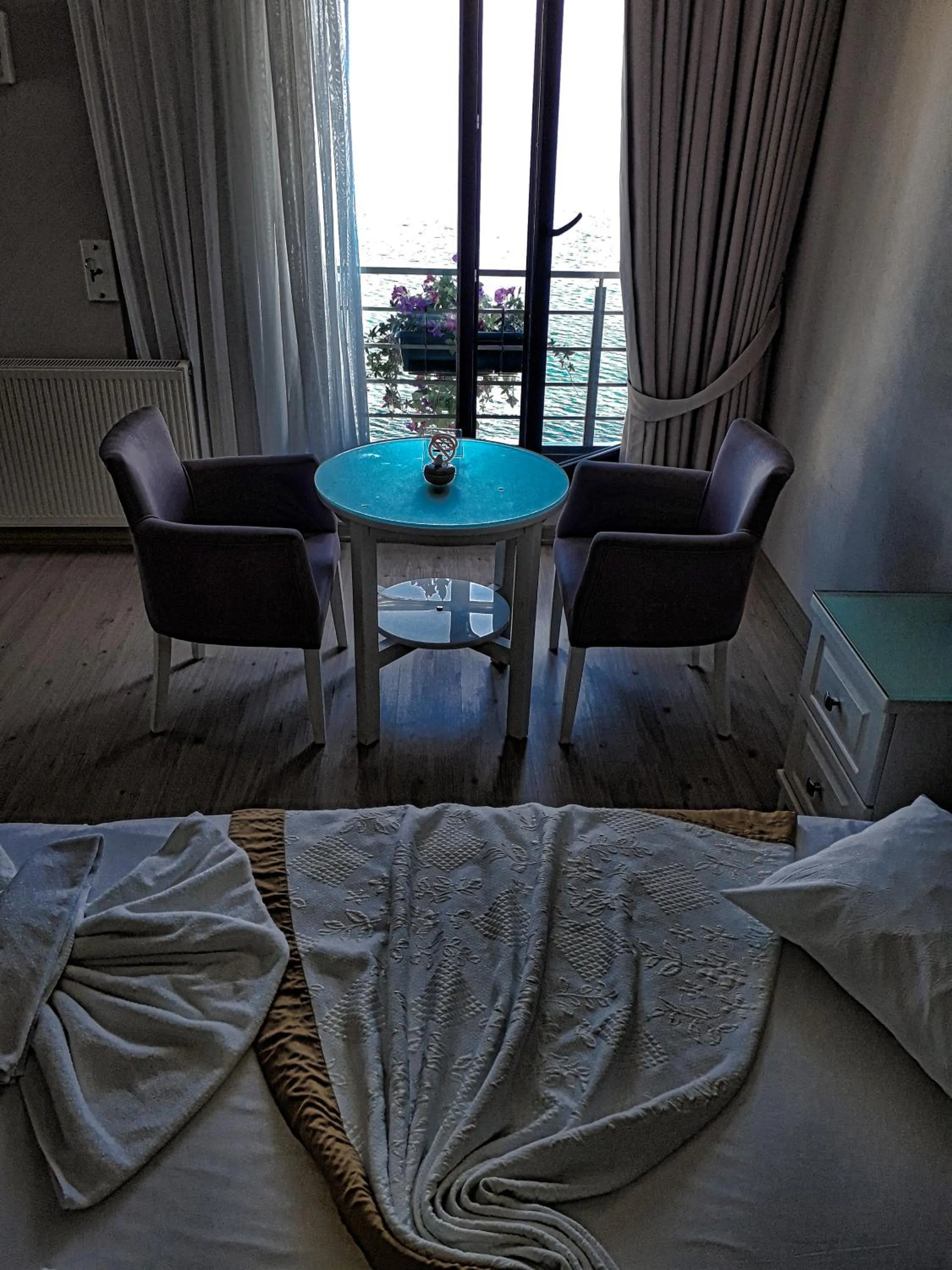 Bed in Blue Pier Hotel