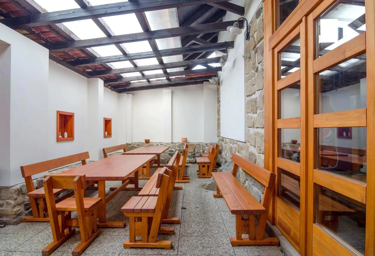 Decorative detail in Štiřínská stodola u Prahy