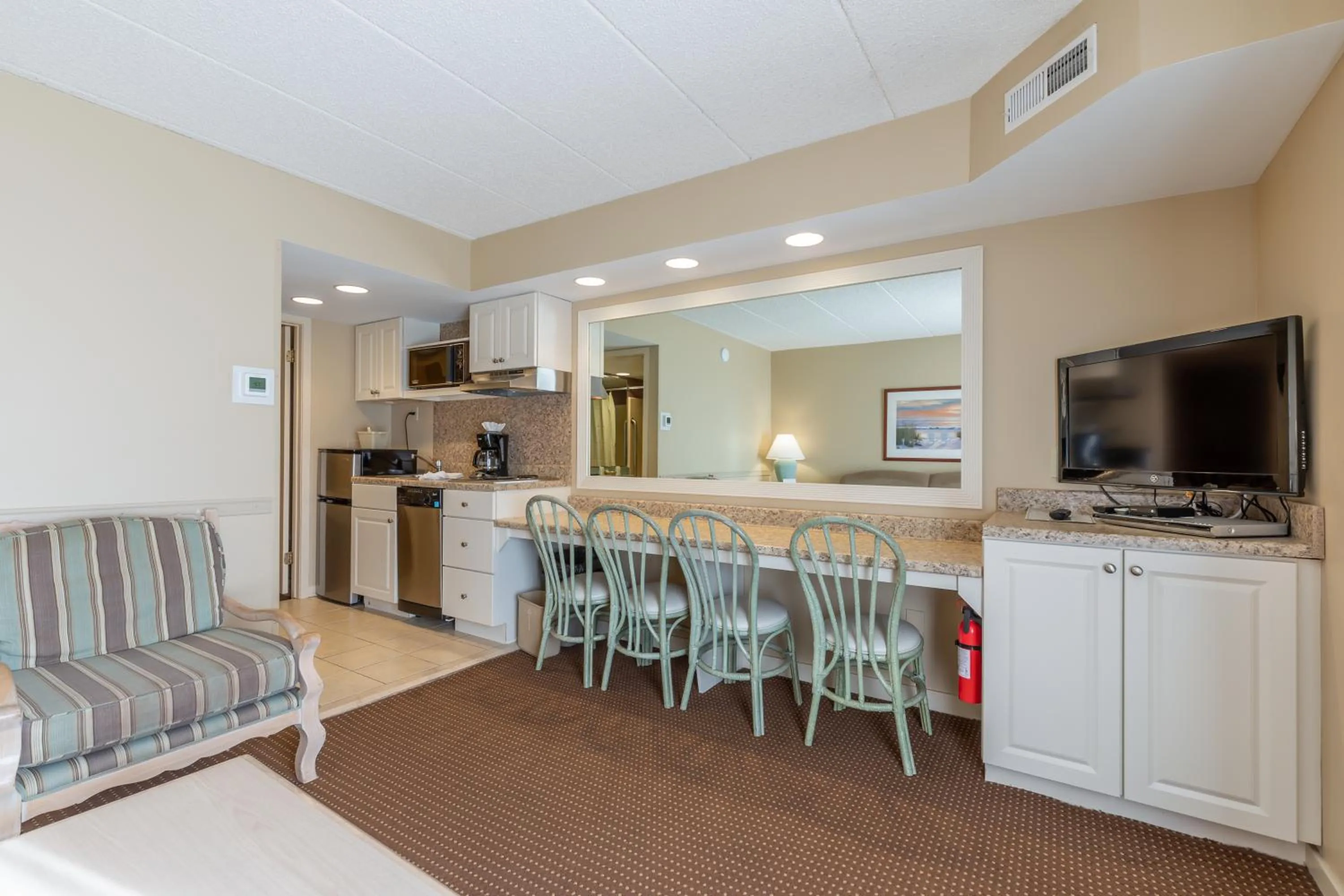 Kitchen or kitchenette in Wild Dunes Inn