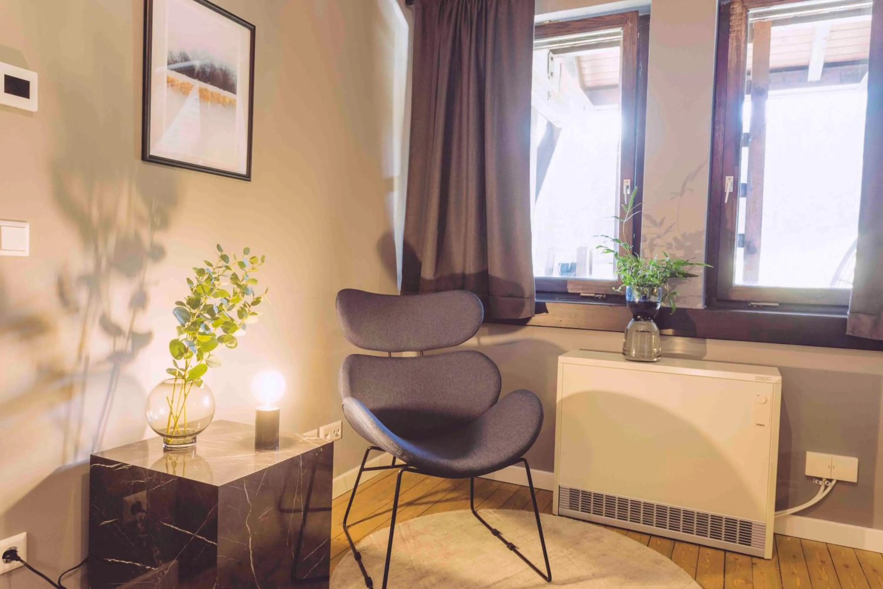 Seating area in EDELFUCHS-LODGE